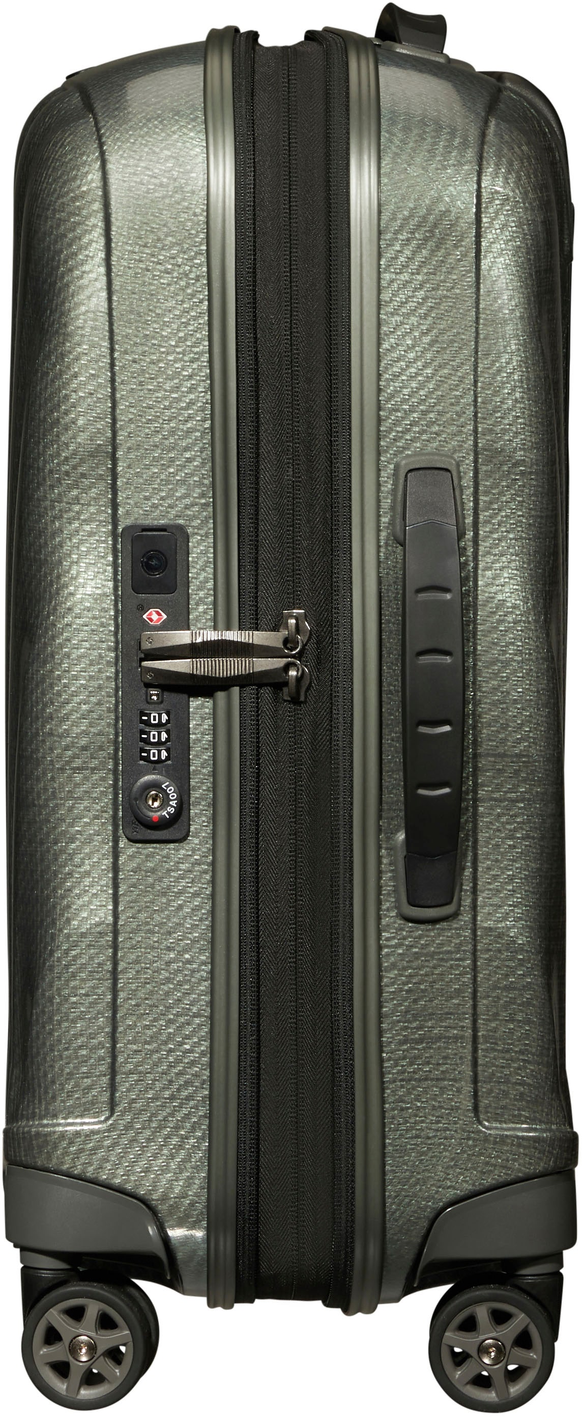 Samsonite Hartschalen-Trolley »C-LITE 55 EXP, verschiedene Farben«, 4 Rollen, Handgepäck-Koffer Volumenerweiterung TSA-Zahlenschloss USB-Schleuse