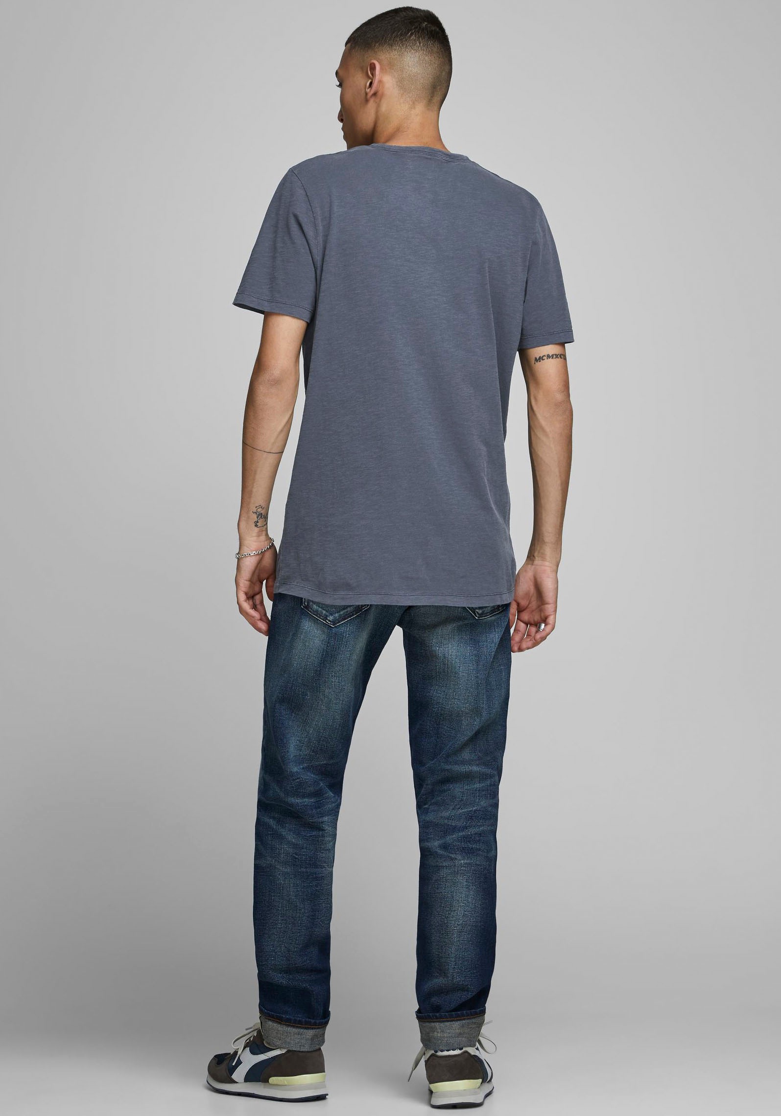 Jack & Jones T-Shirt »SPLIT NECK TEE«