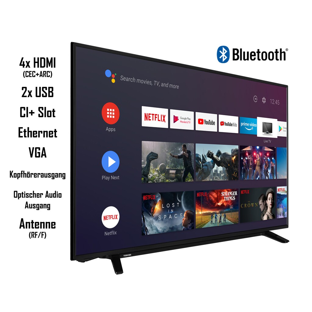 Toshiba LED-Fernseher »55UA2063DG«, 139 cm/55 Zoll, 4K Ultra HD, Smart-TV-Android TV