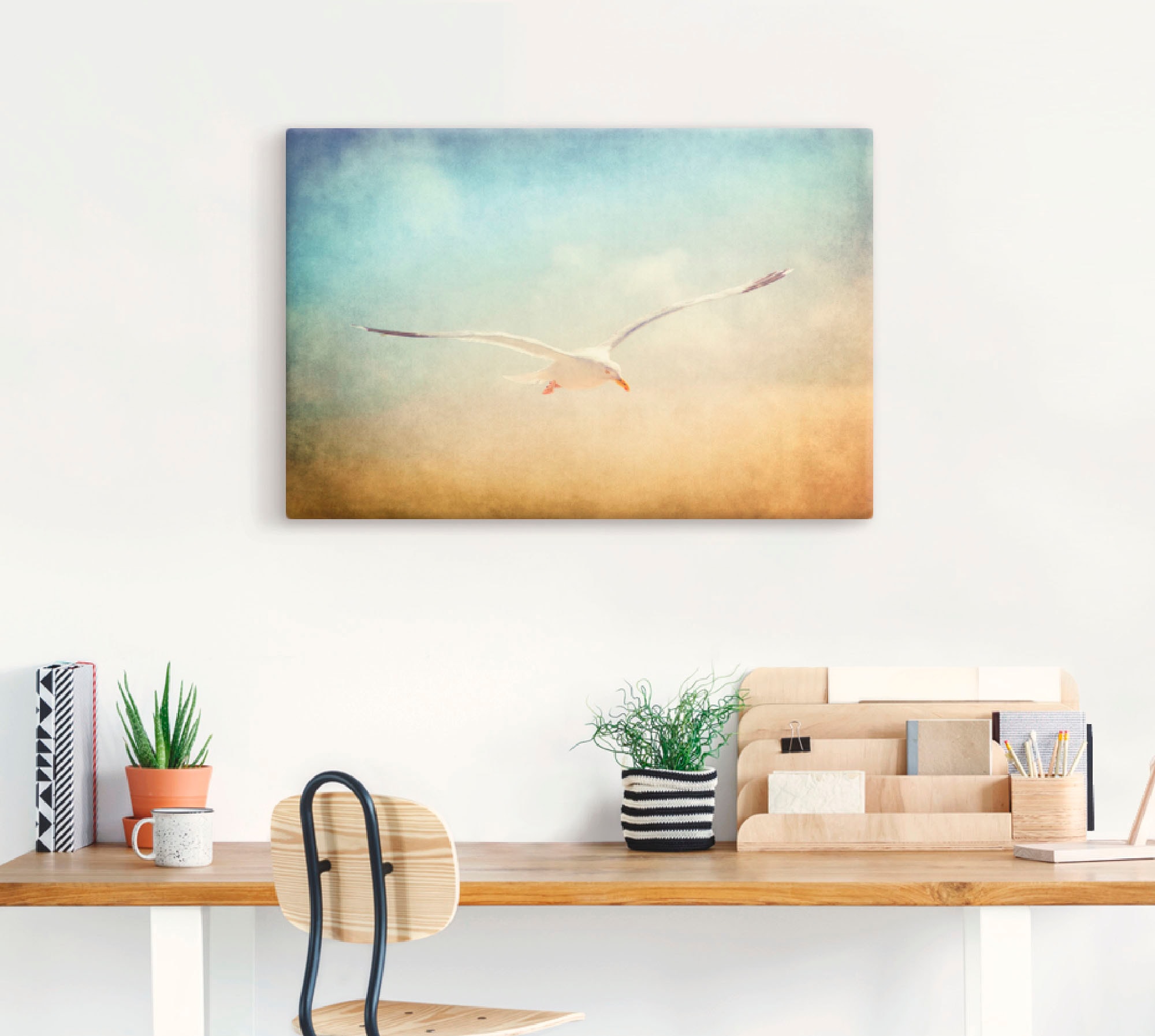 Artland Wandbild »Möwe«, Vögel, (1 St.), als Alubild, Outdoorbild, Leinwandbild in verschied. Größen