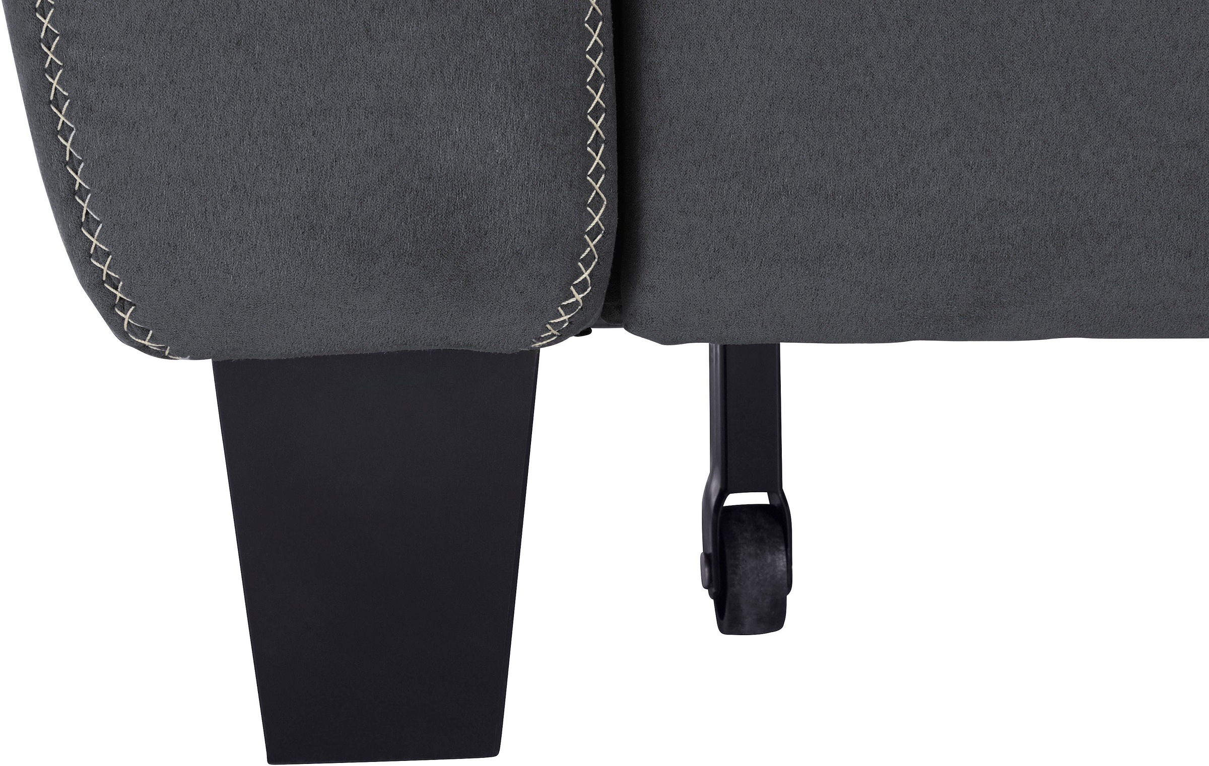sit&more Ecksofa »Varese L-Form«, mit Federkern, wahlweise mit Bettfunktion und Stauraum