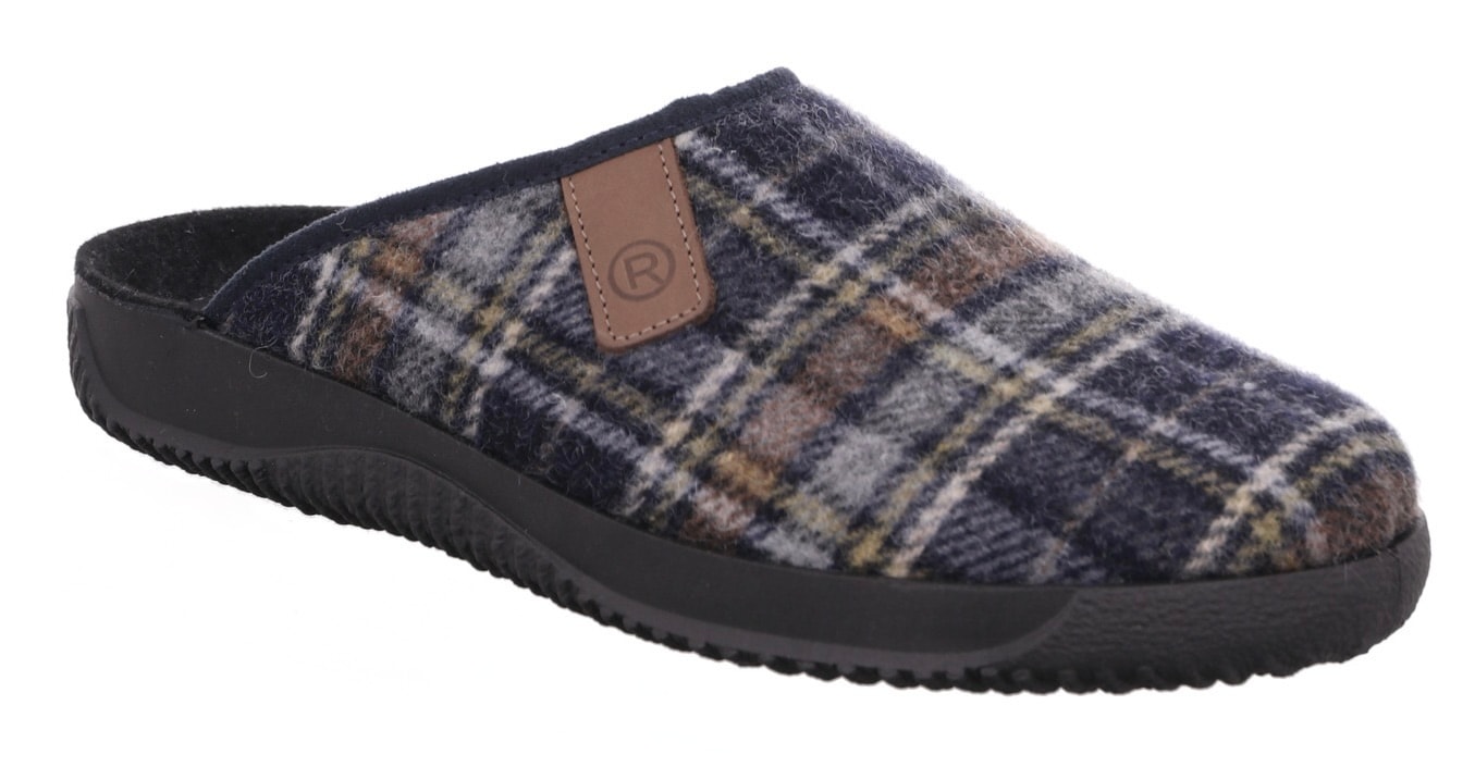 Rohde Herren Pantoffel »SOLTAU-H« Hausschuh in blau, Größe 40