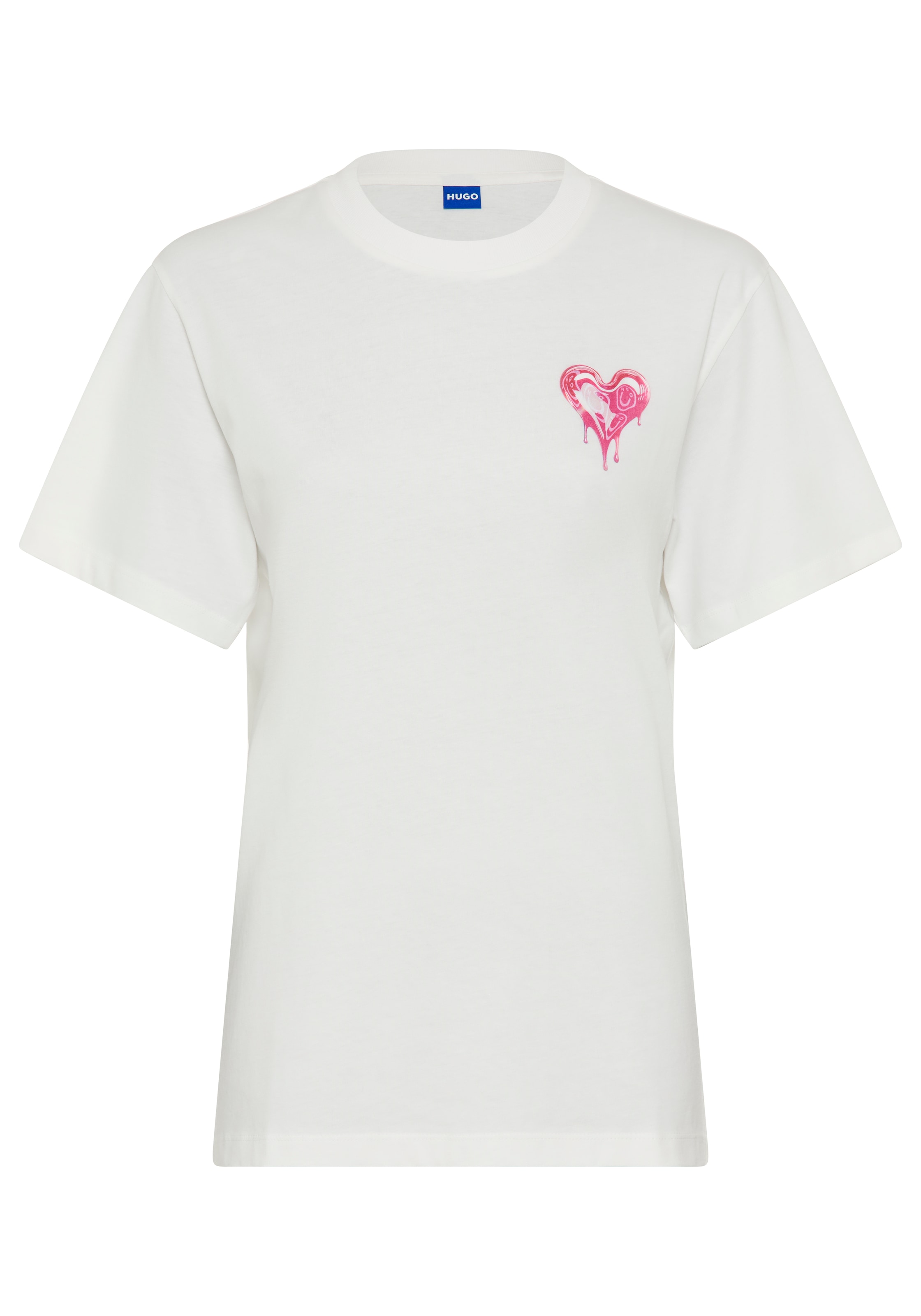 HUGO Blue T-Shirt »Vintage Tee« im Relaxed Fit