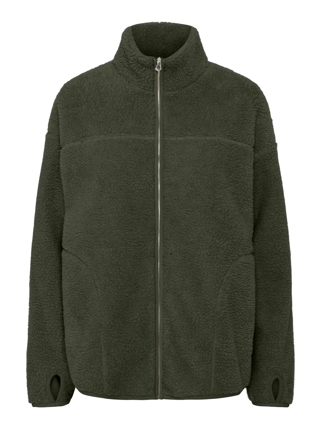 pieces Plüschjacke »PCSADIA LS TEDDY JACKET NOOS BC« Kunstfaser