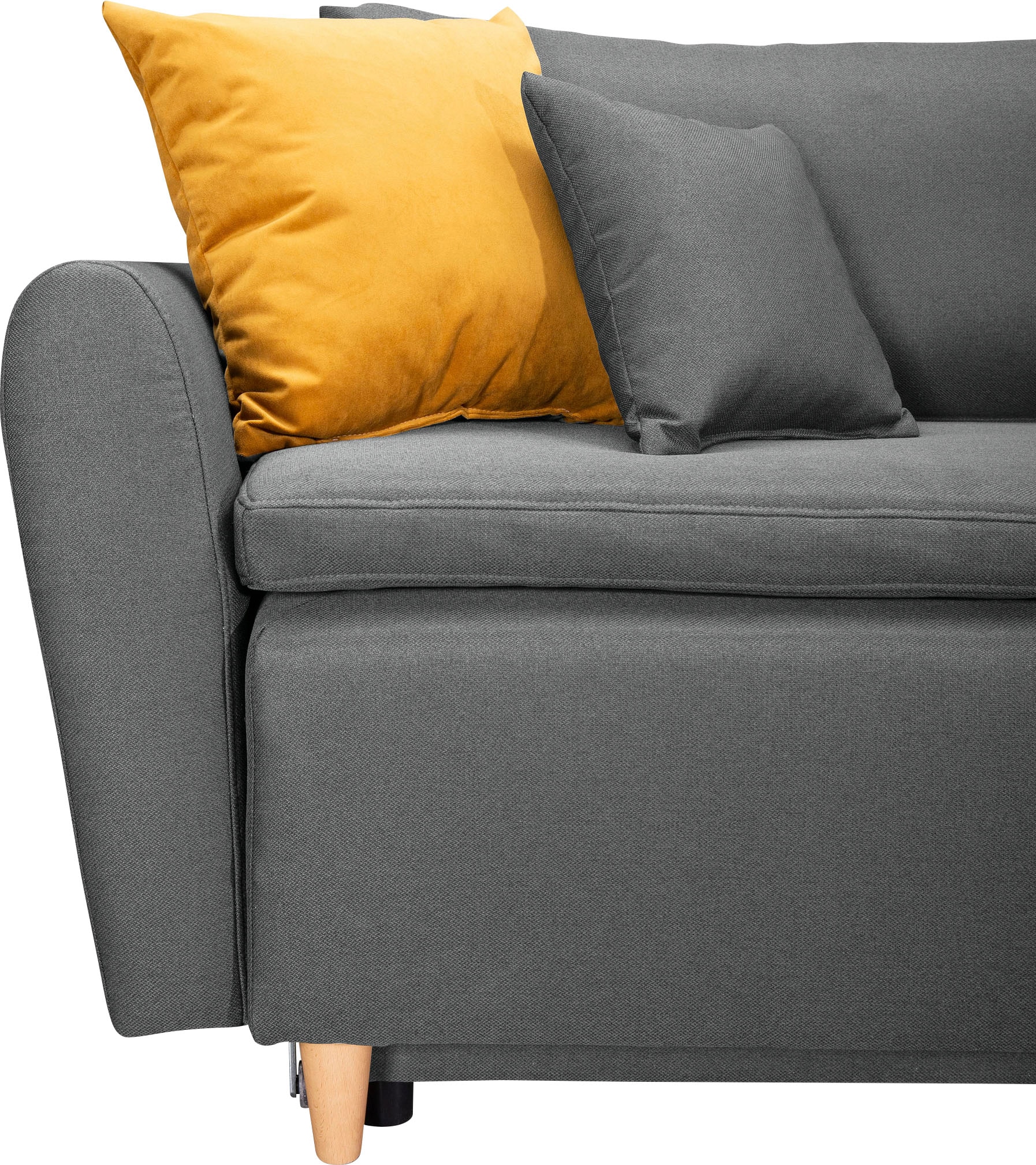 INOSIGN Schlafsofa »Anika«, mit Boxspringaufbau, Bettfunktion & Bettkasten, Dauerschlafsofa