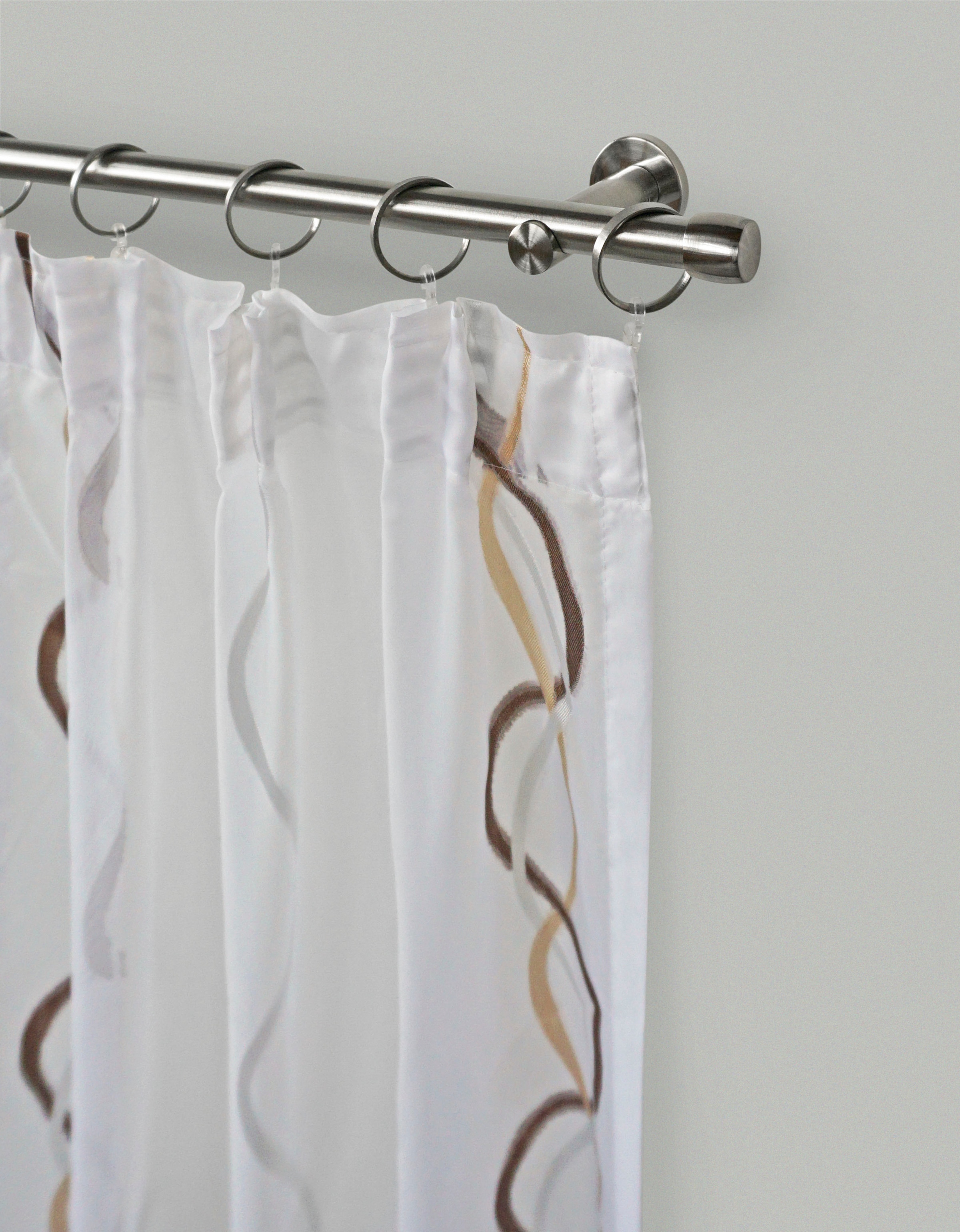 GARESA Gardinenstange »WILLI« Ø 16 mm 1 läufig-läufig Fixmaß