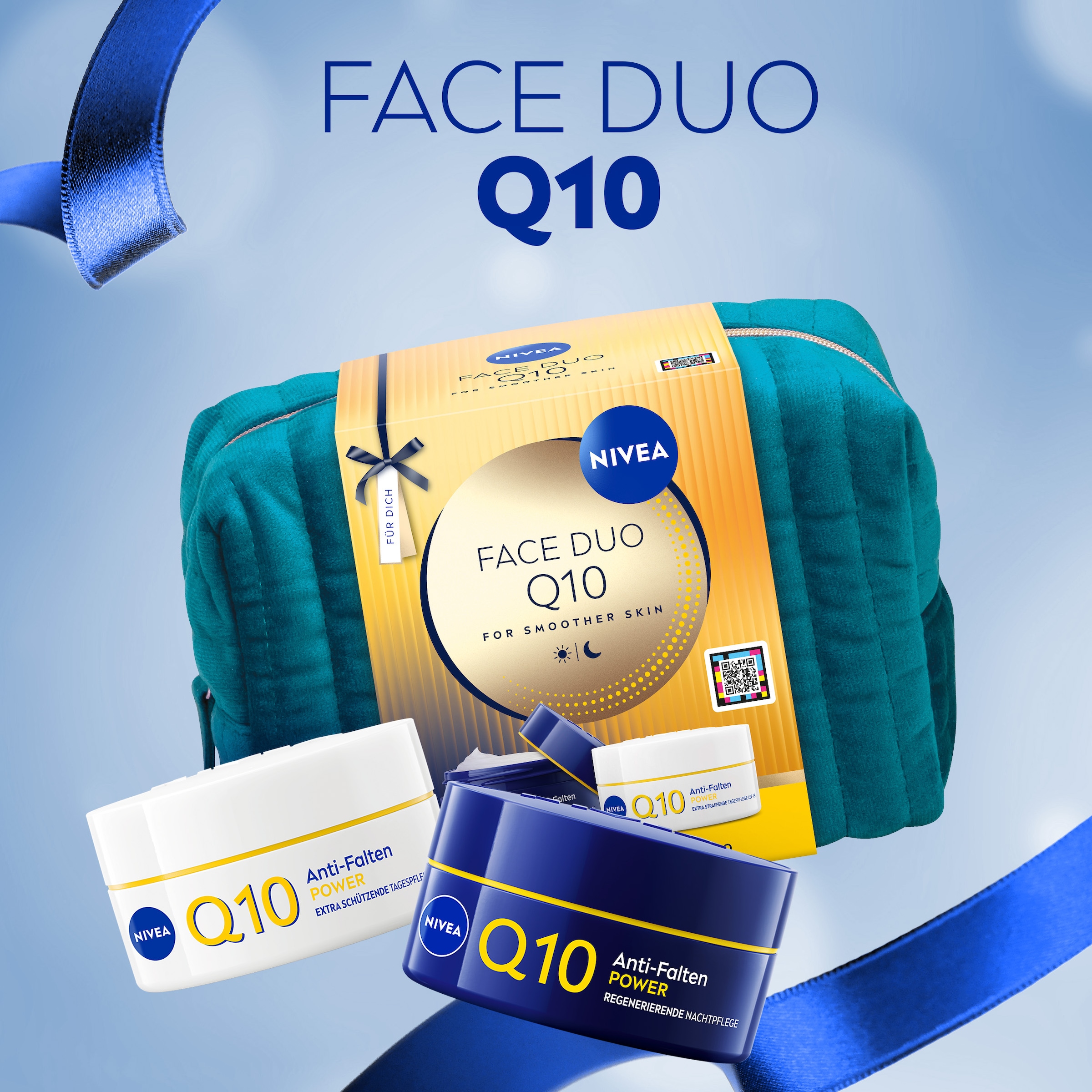 Nivea Gesichtspflege-Set »NIVEA Q10 Anti-Falten Duo Tagespflege LSF15 und Nachtpflege« Tages- und Nachtpflege