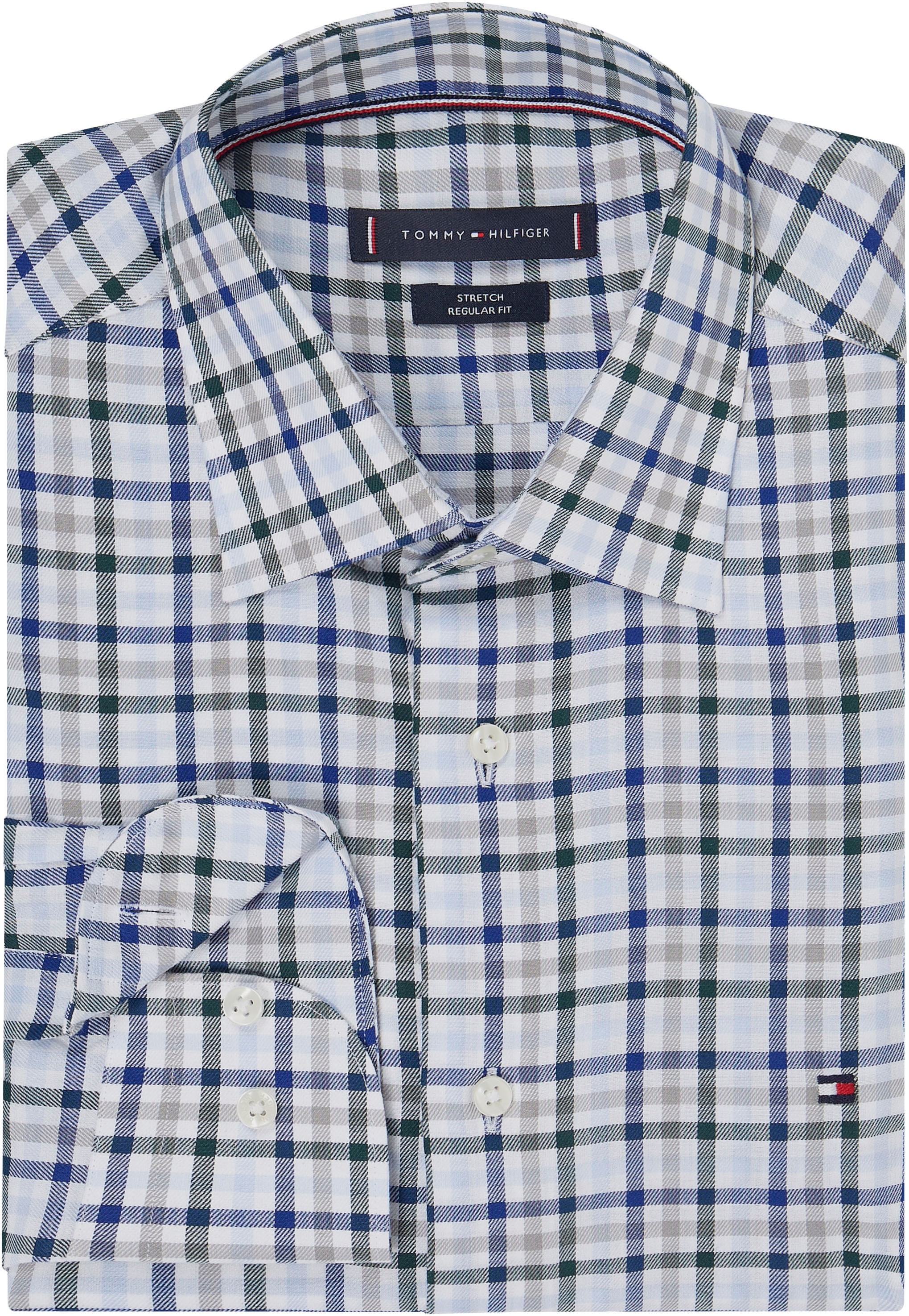 Tommy Hilfiger Businesshemd »CL STRETCH TWILL GINGHAM RF SHRT«