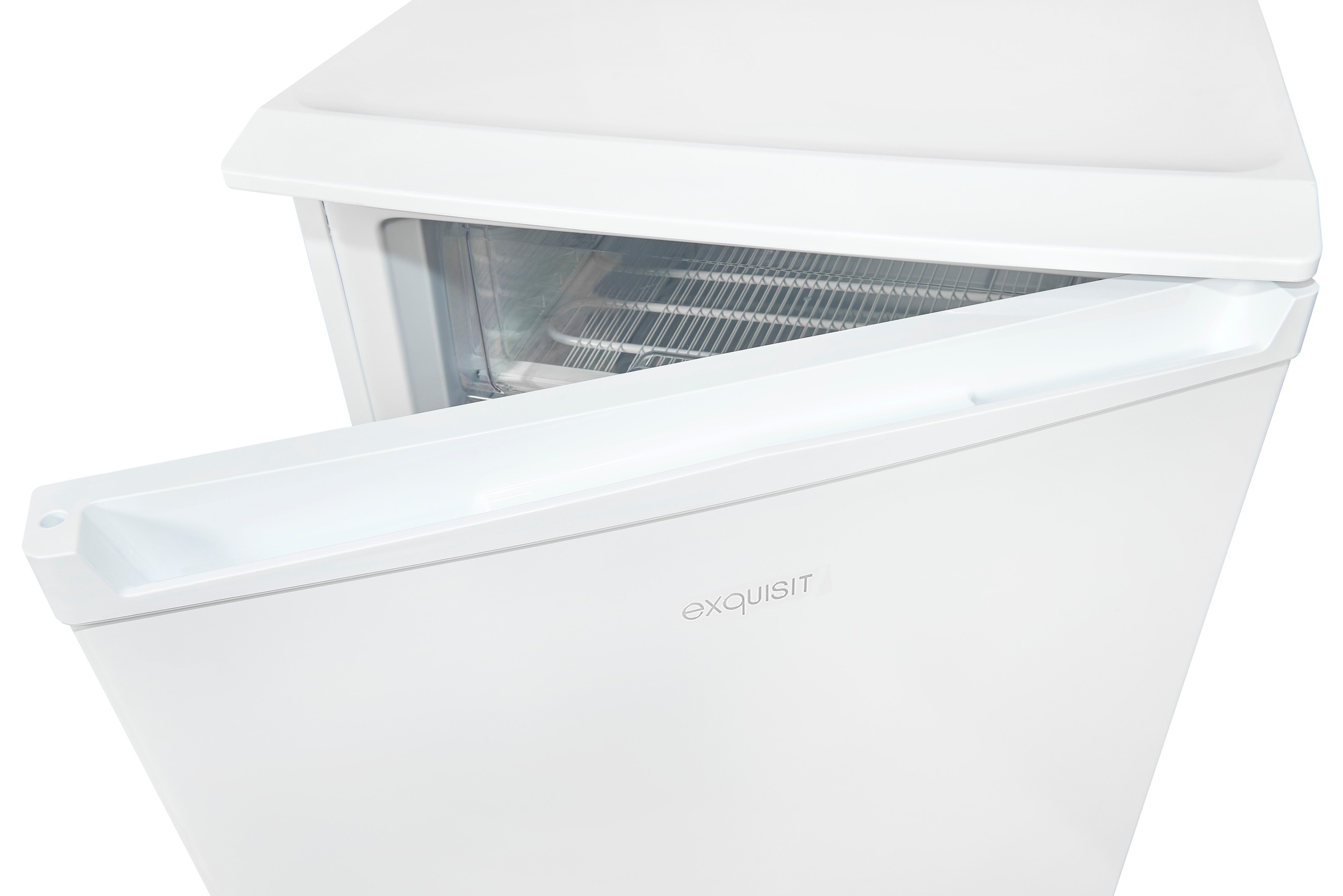 exquisit Gefrierschrank »GS80-030E weiss«, 84,5 cm hoch, 55,3 cm breit, Türanschlag wechselbar