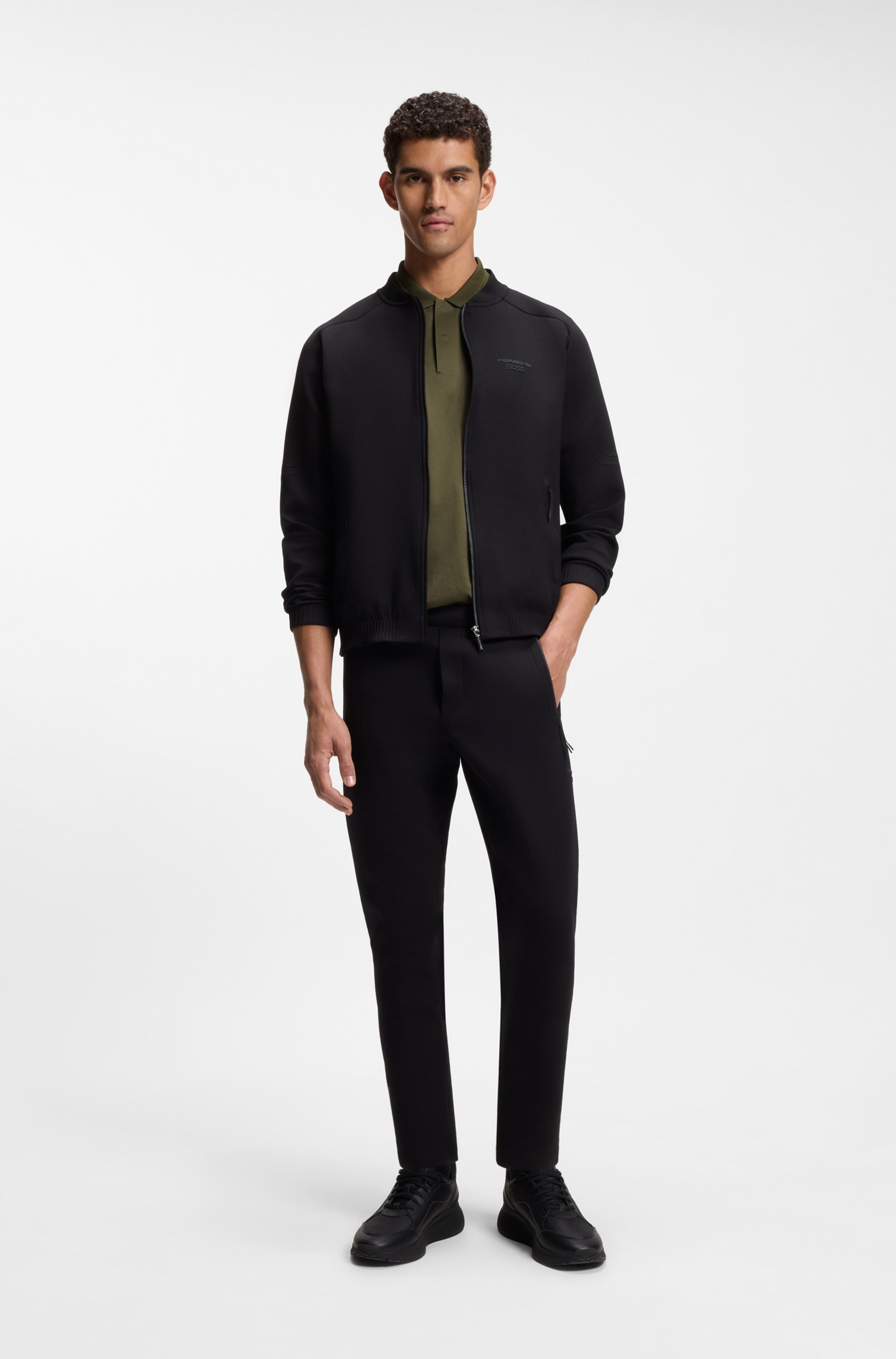 BOSS GREEN Poloshirt »Porsche Spirit 70 Capsule Collection« Premium Herrenmode Innovative Geruchskontroll-Technologie HEIQ MINT