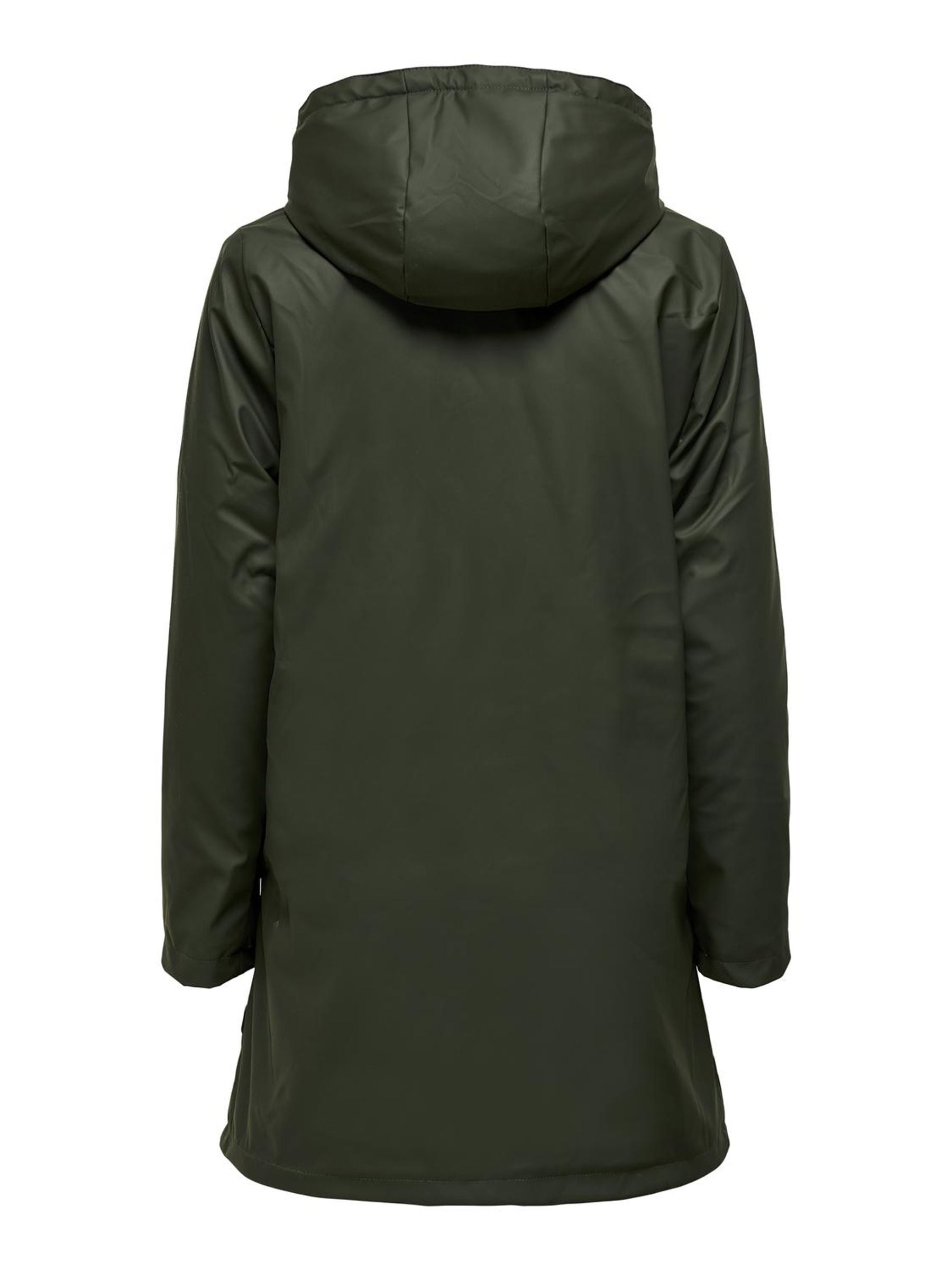 ONLY Funktionsmantel »ONLSALLY RAINCOAT OTW NOOS«, mit Kapuze und Teddyplüschfutter