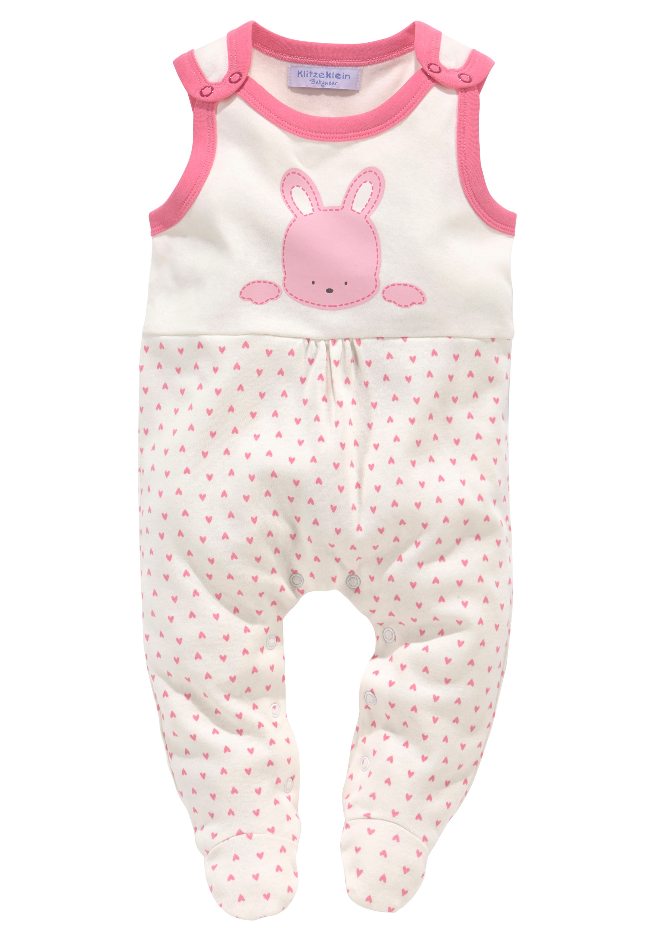 KIDSWORLD Strampler, Jäckchen & Mütze »3tlg Baby-Set, für kleine Mädchen«, aus Bio-Baumwolle