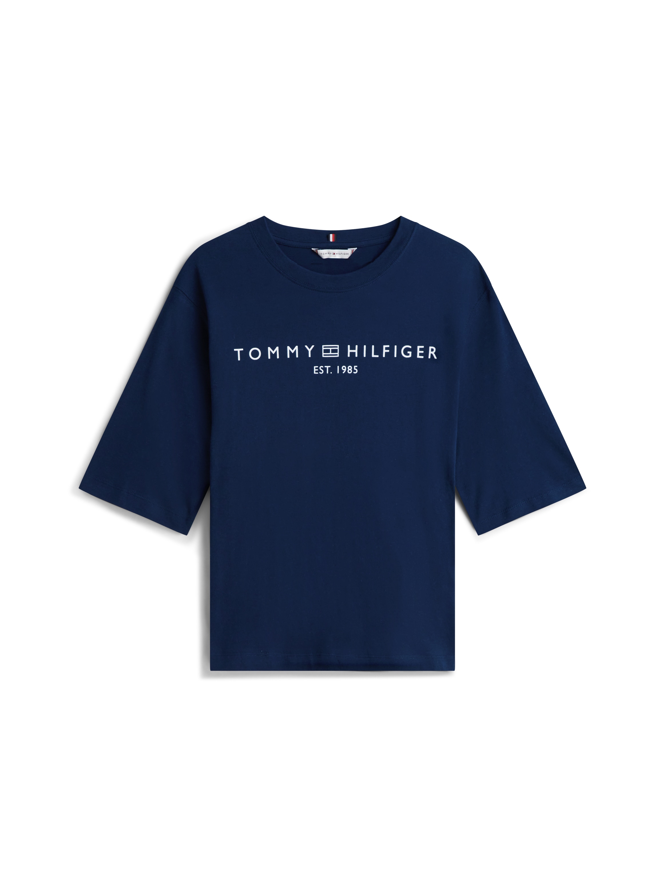Tommy Hilfiger Langarmshirt »CORP LOGO TRAPEZE C-NK TEE«