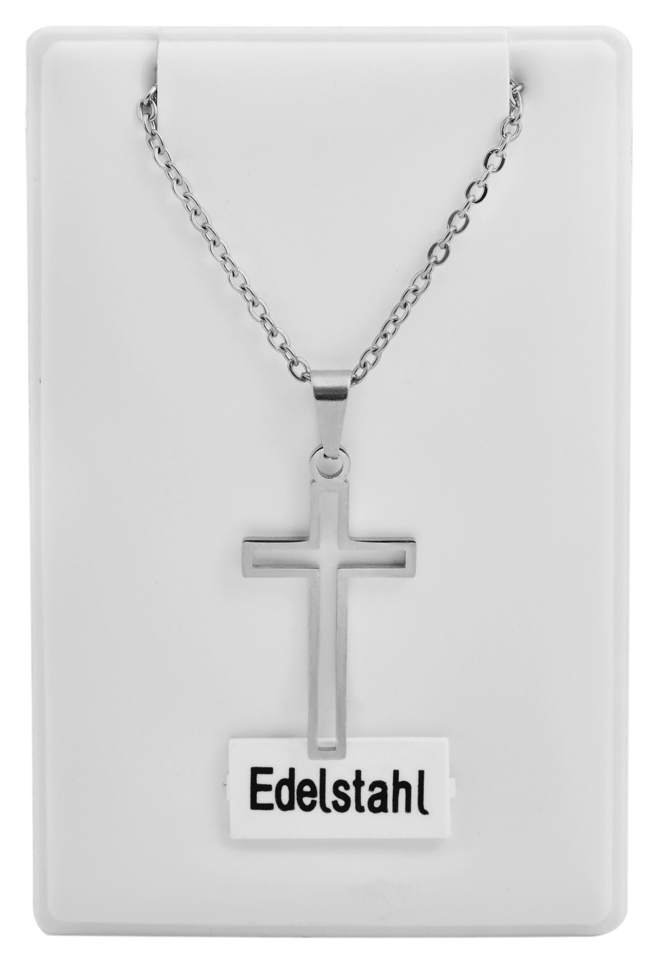 Adelia´s Kette ohne Anhänger »Unisex Halskette mit Anhänger ¿ Kreuz aus Edelstahl«