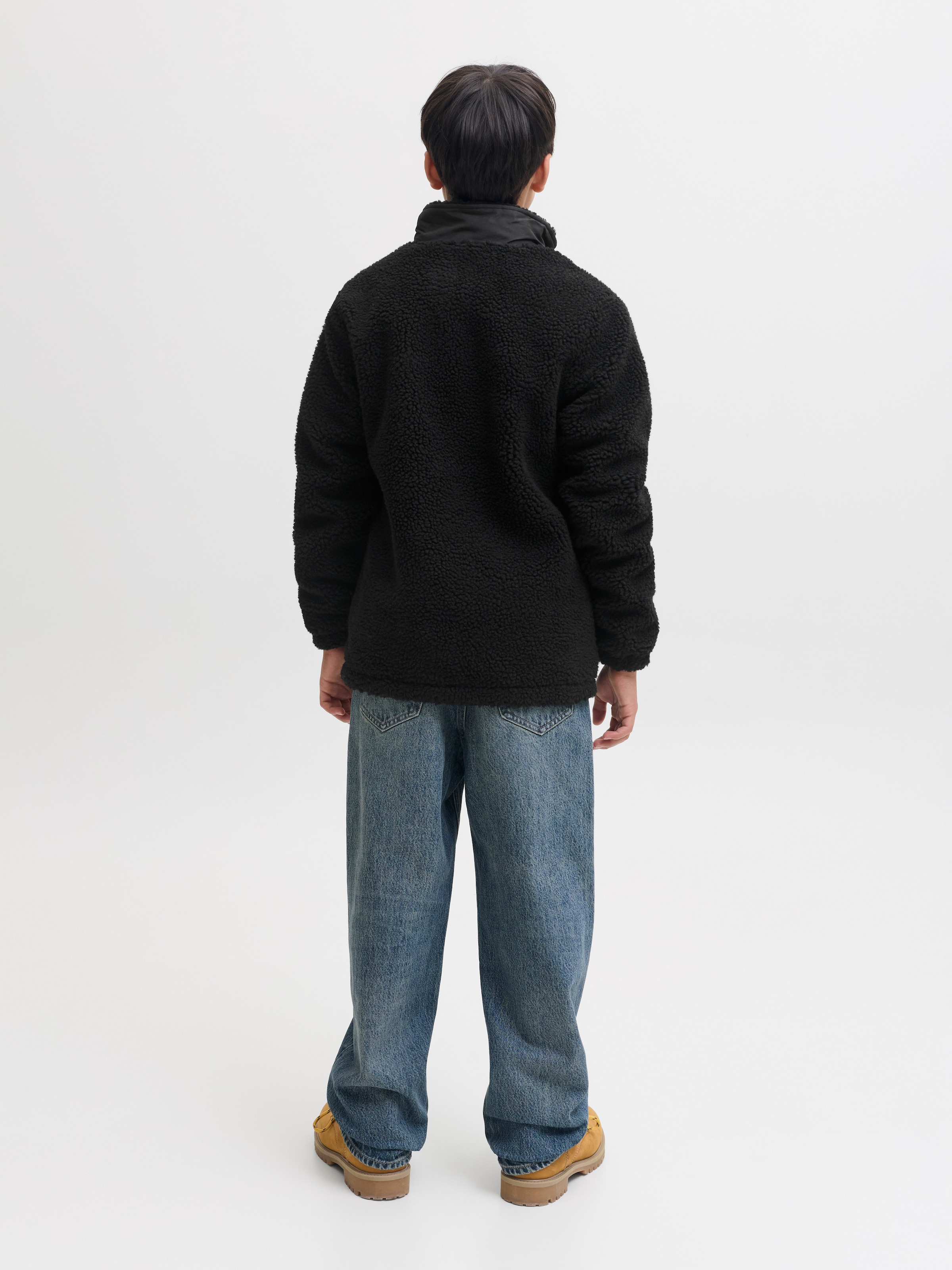 Jack & Jones Junior Kurzjacke »JJESOHO TEDDY JACKET AW26 SN JNR« Kunstfaser, Teddy Material