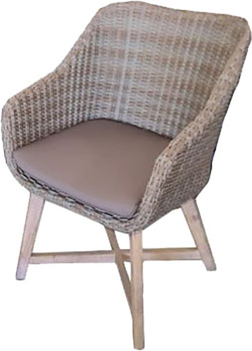 Garden Pleasure Garten-Essgruppe », Tischgruppe »PUEBLO/OAKLAND Set 01«« Set,  4 Sessel, Tisch LxB: 100x60 cm, inkl Auflagen