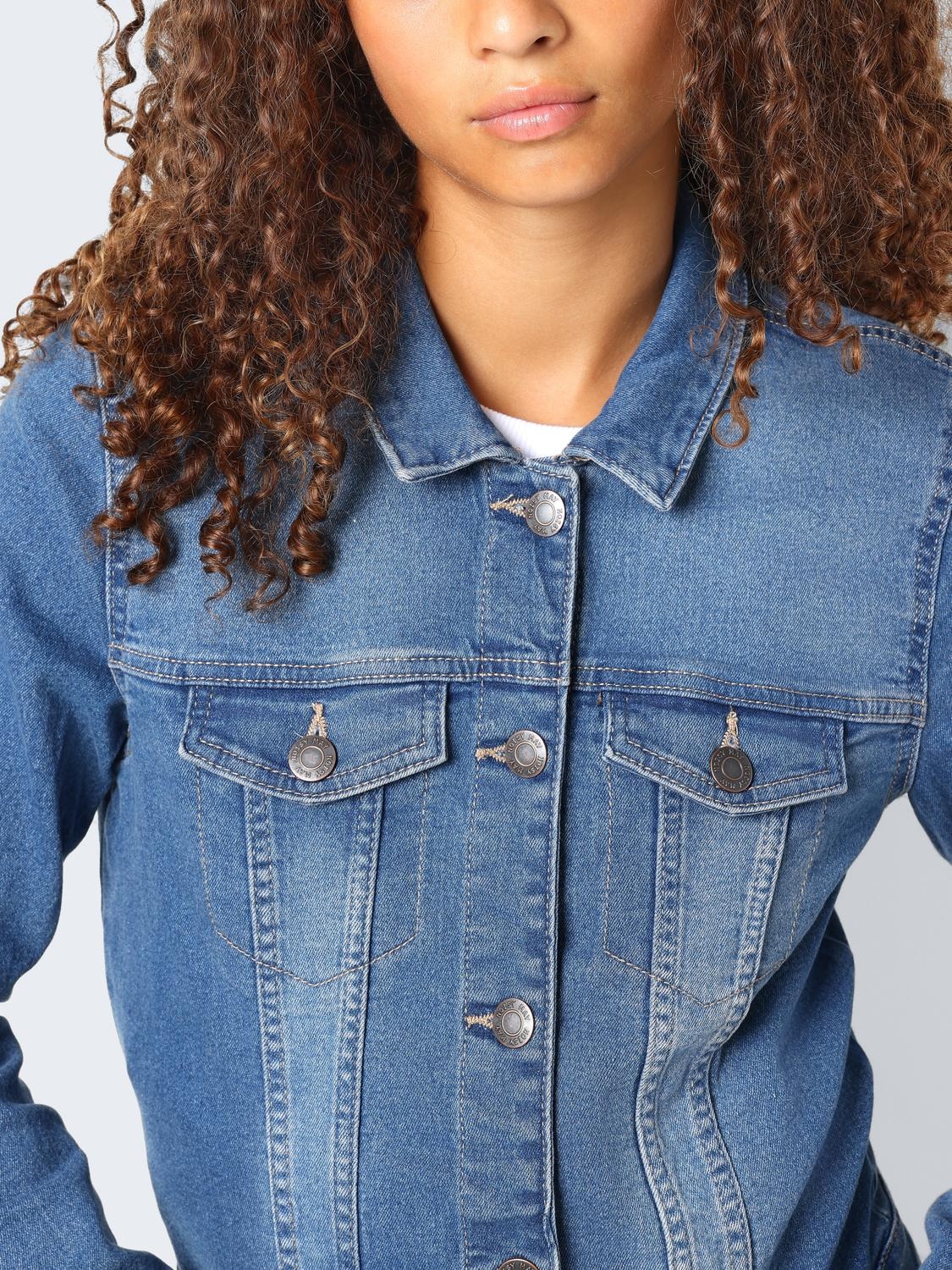 Noisy may Jeansjacke »NMDEBRA L/S BLUE DENIM JACKET NOOS«