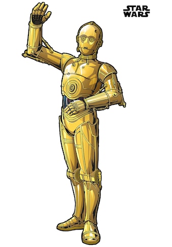 Vliestapete »Star Wars XXL C-3PO«, 127x200 cm (Breite x Höhe), selbstklebendes Vlies