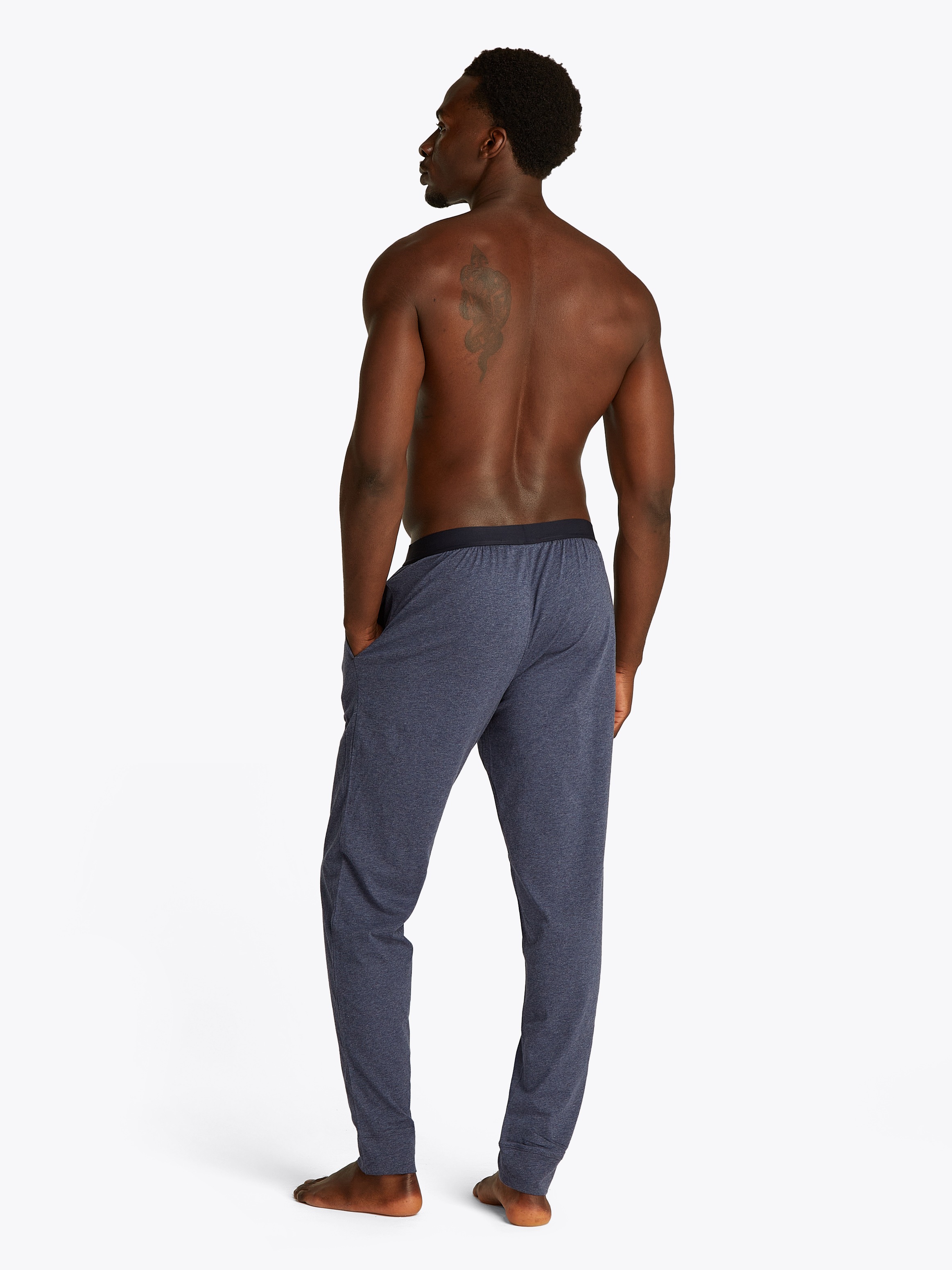 Tommy Hilfiger Underwear Pyjamahose »JERSEY PJ PANT CUFFED«, mit Logobund
