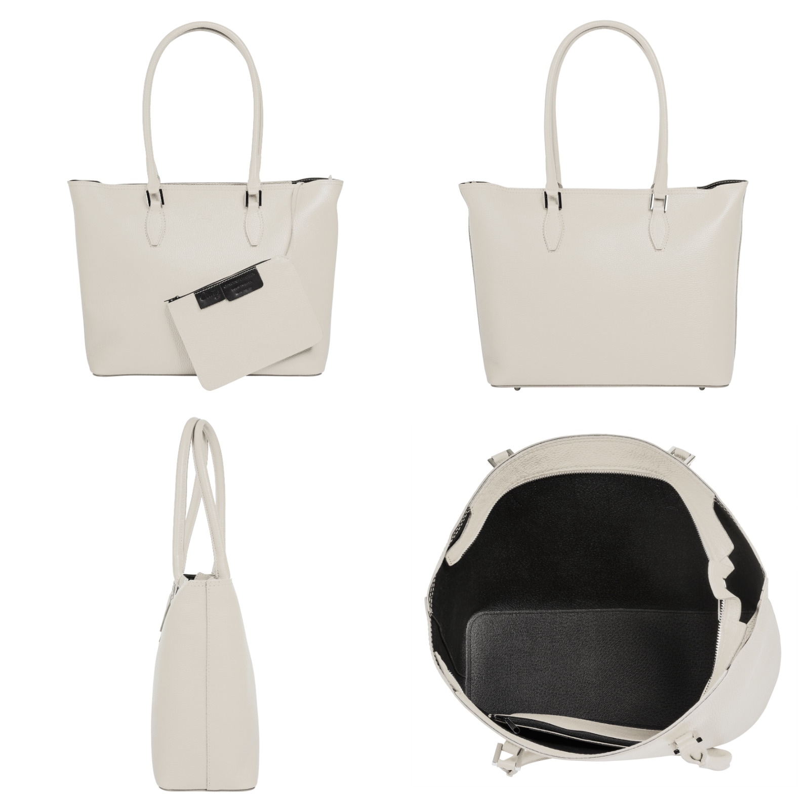 Cluty Shopper, echt Leder, Made in Italy