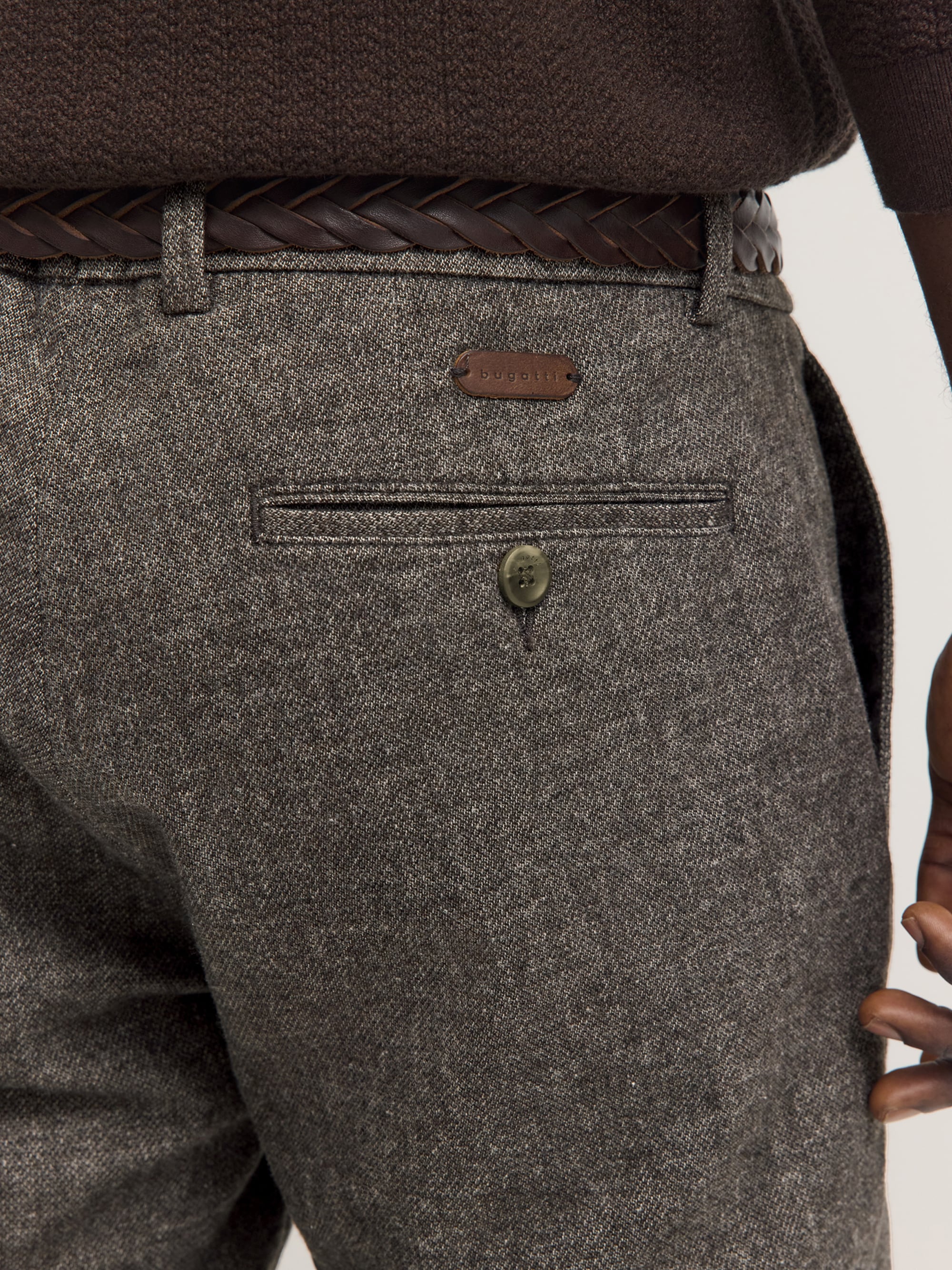 bugatti Chinohose »Modern Fit«  Modern Fit Baumwollmix Soft Touch