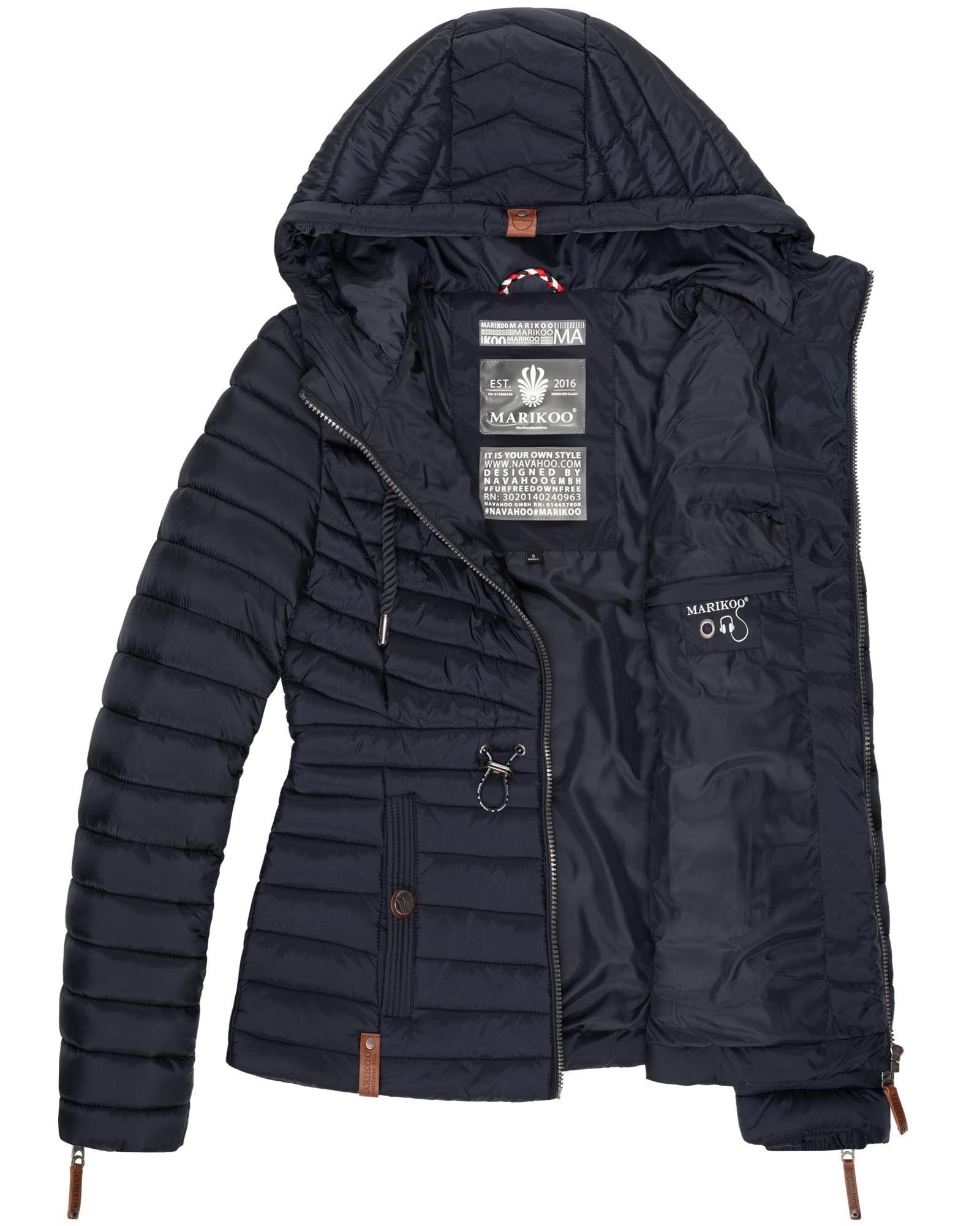 Marikoo Outdoorjacke »Marikoo Aniyaa Damen Stepp Jacke B867«