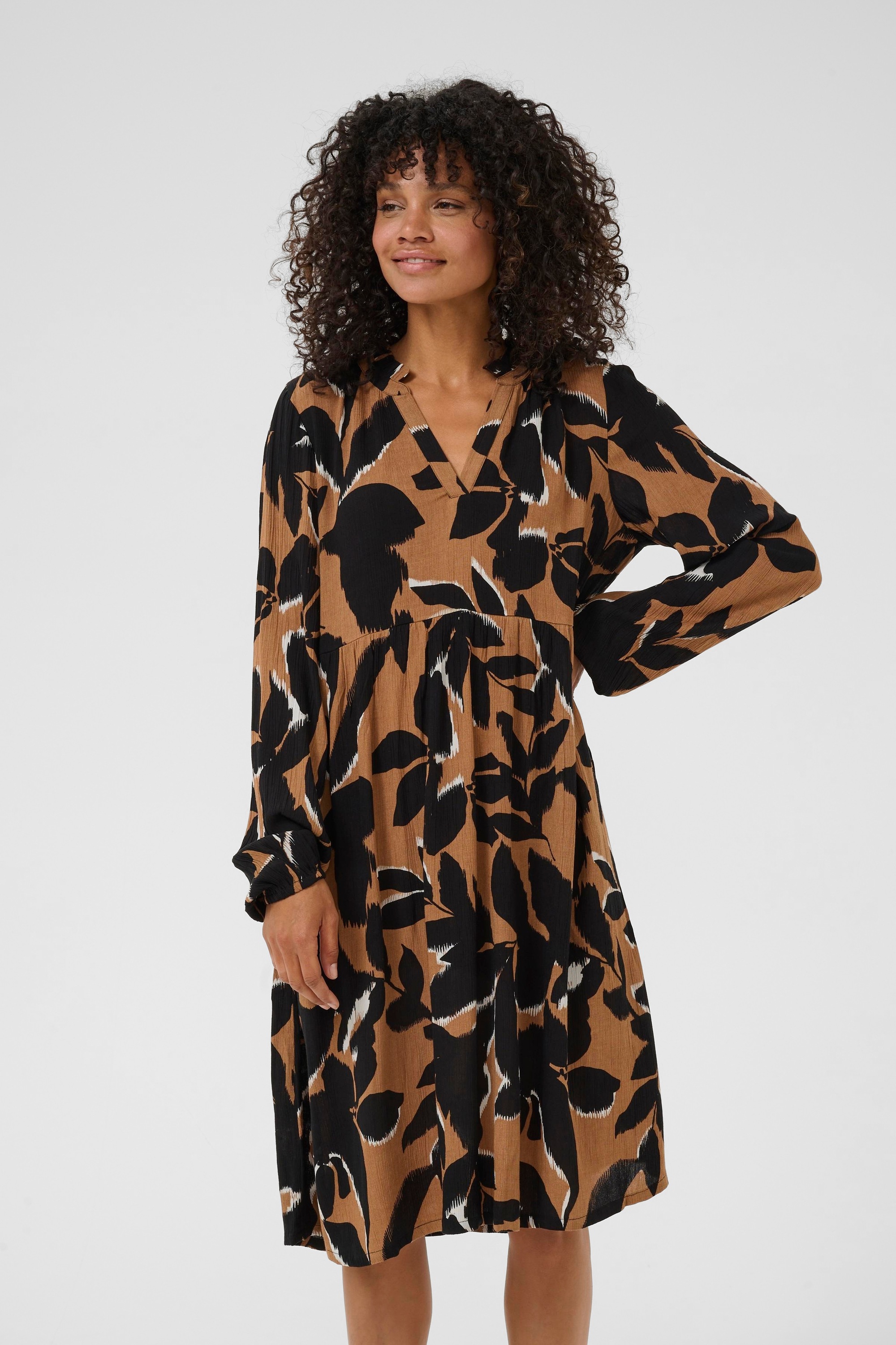 KAFFE Midikleid »Kleid KAlisette«