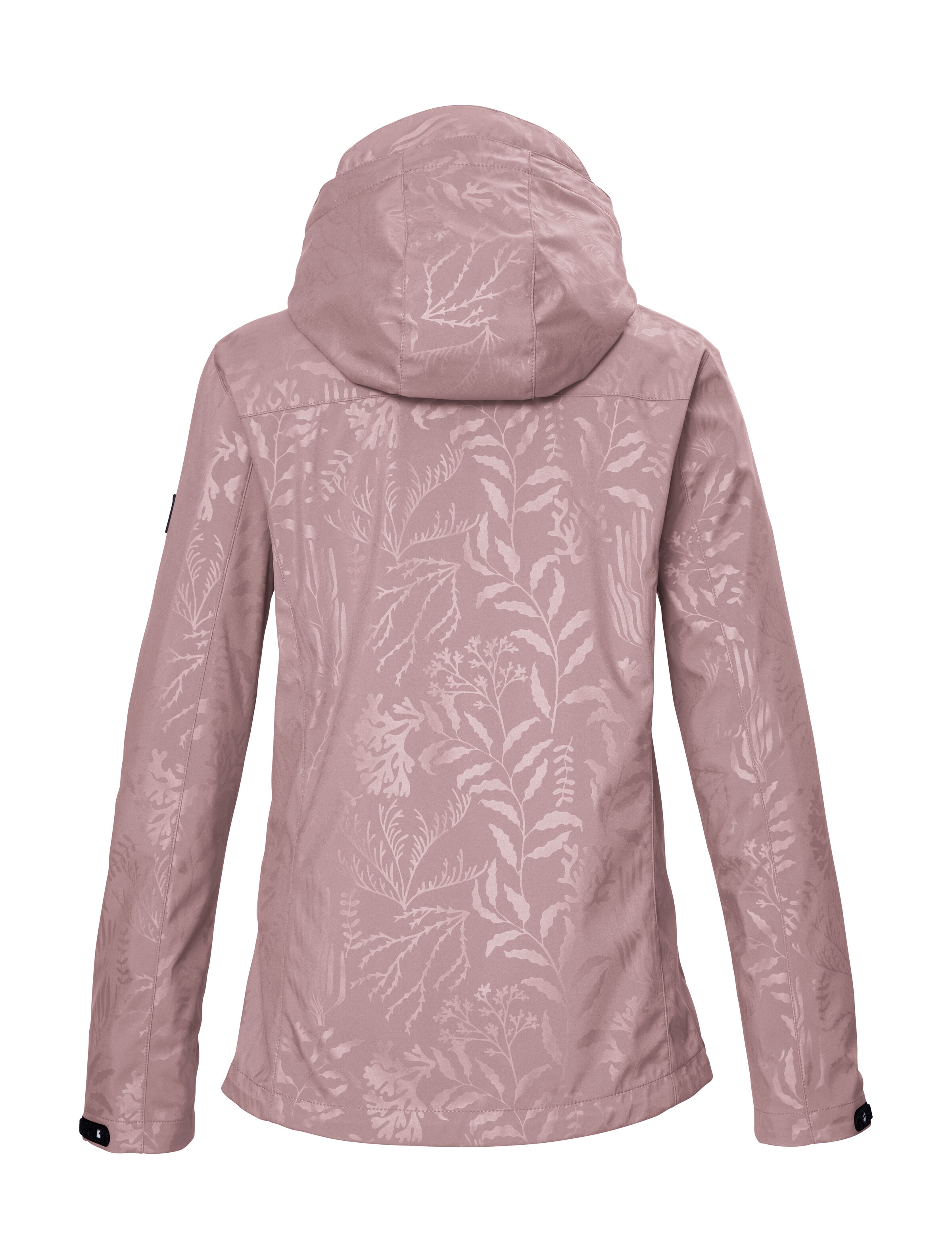 Killtec Softshelljacke »KOS 122 WMN SFTSHLL JCKT FLORAL«, Softshelljacke: Wind- und wasserdicht, atmungsaktiv, Kapuze abzippbar
