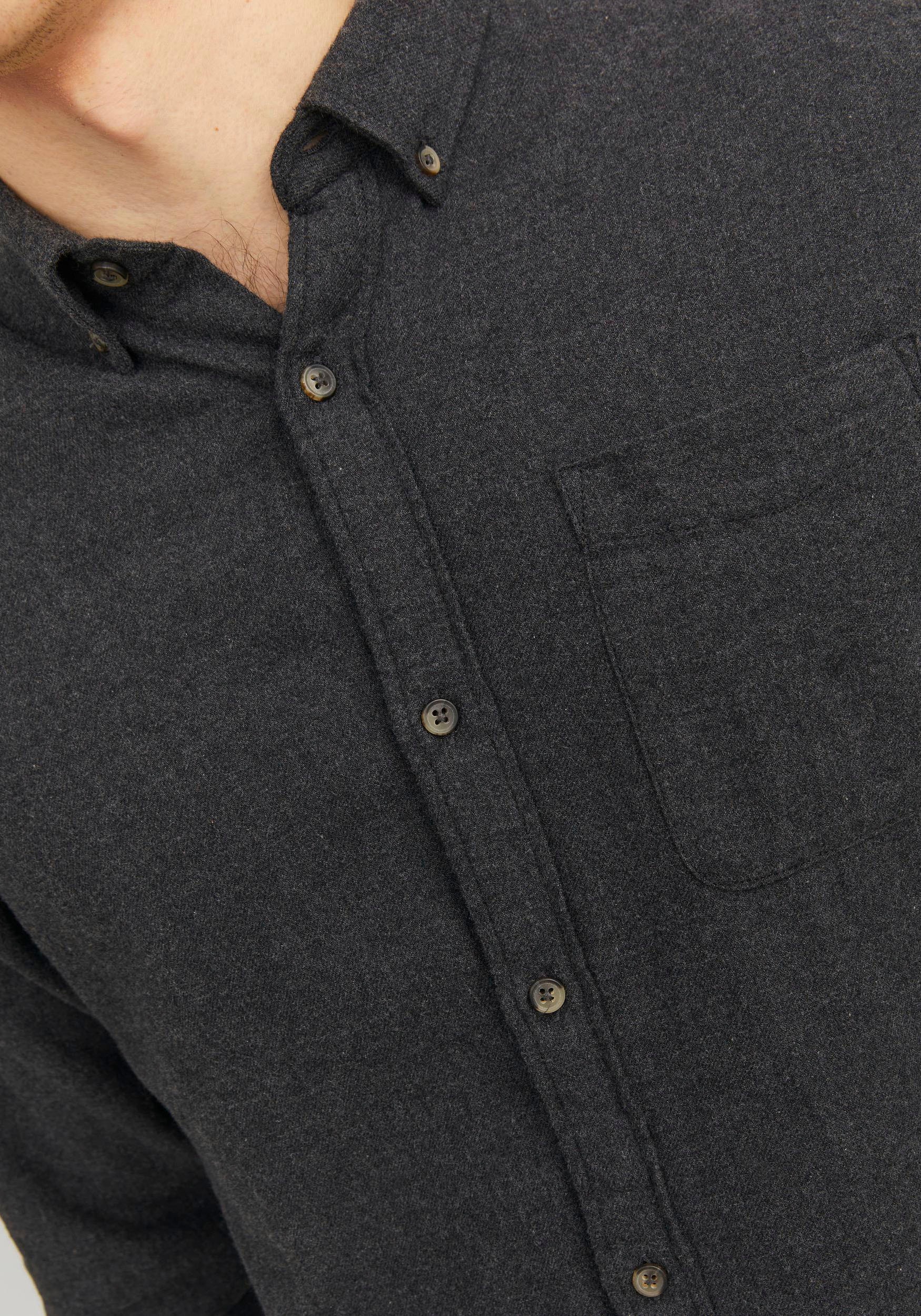 Jack & Jones Langarmhemd »JJECLASSIC MELANGE SHIRT LS SN«