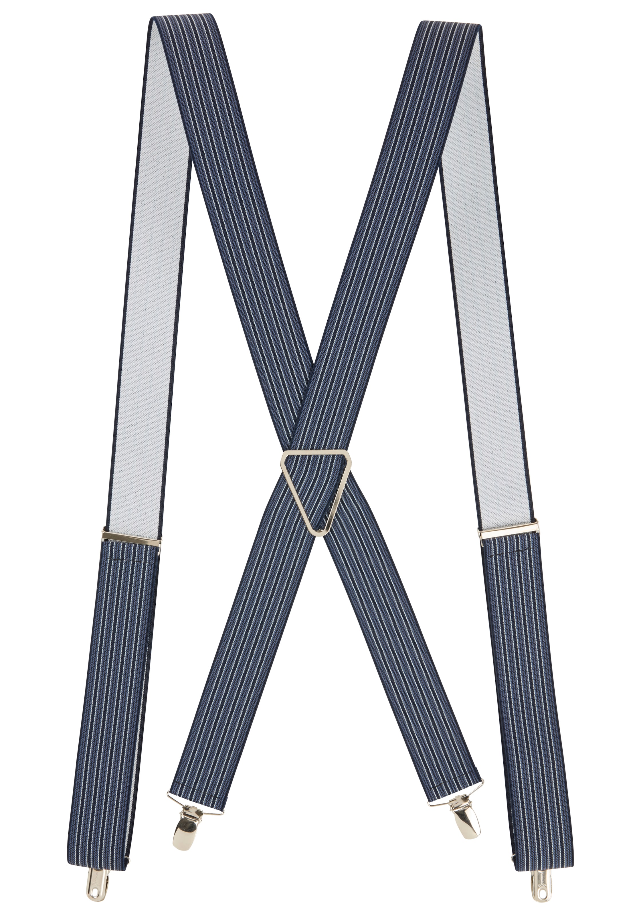 Man's World Hosenträger, in bequemer Breite & extra Länge bis 130cm - NEW - im Streifendesign