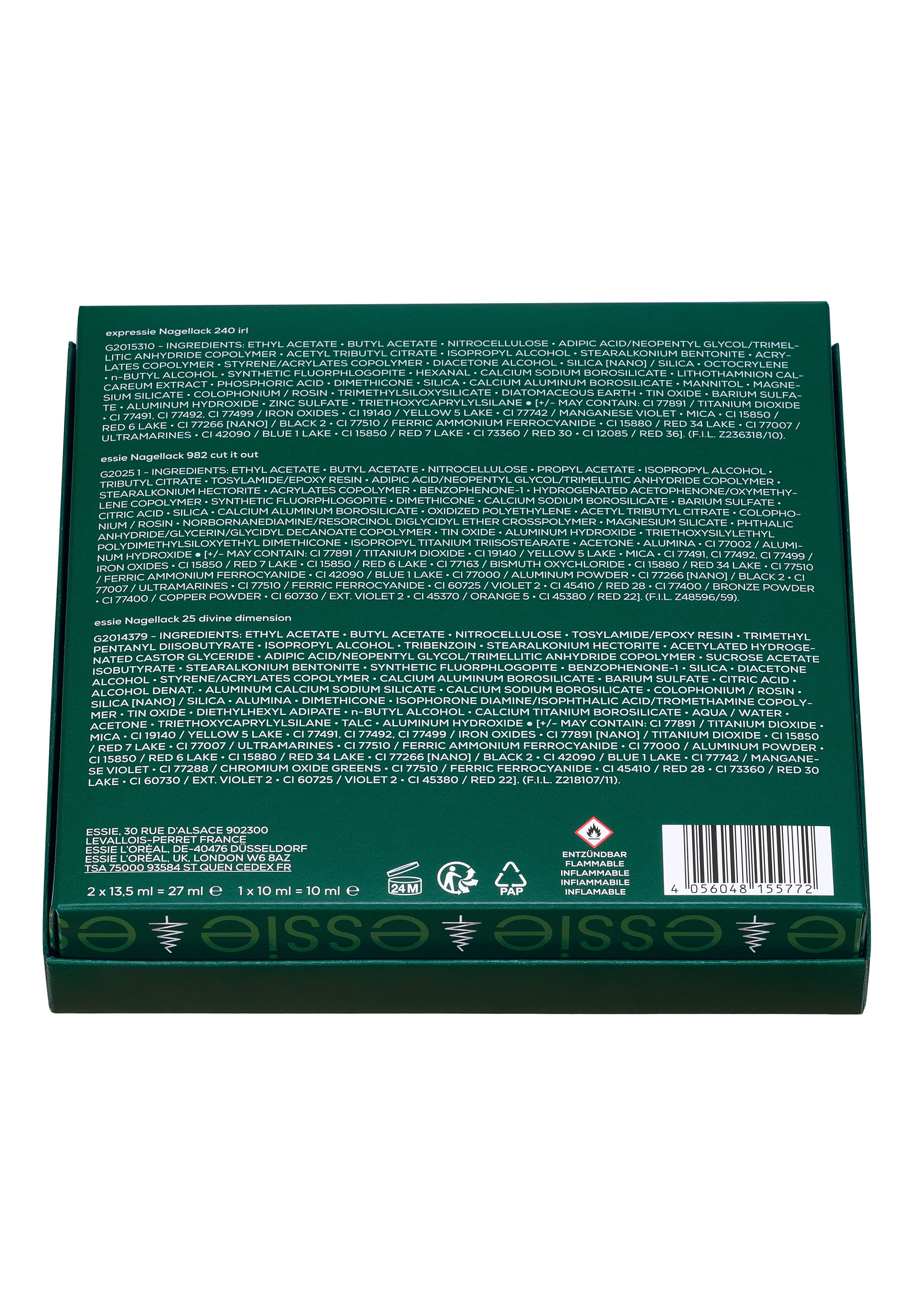 essie Nagellack-Set »Essie Nail Art Weihnachtsset«