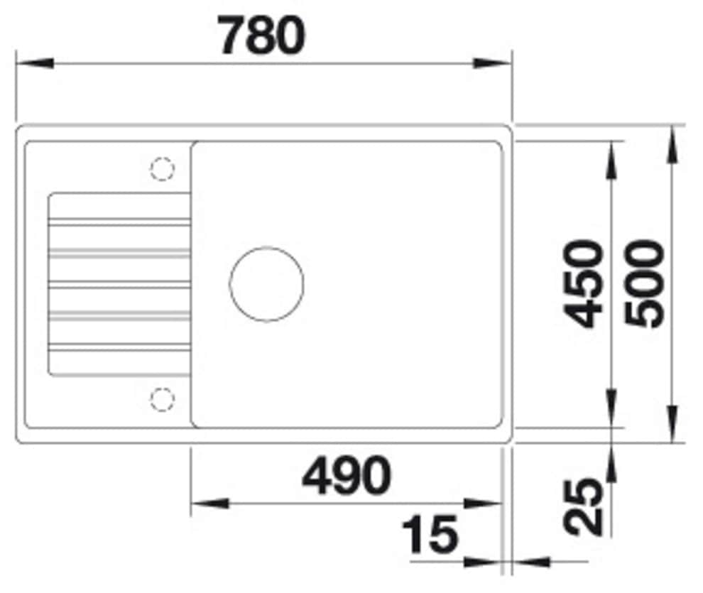 Blanco Granitspüle »ZIA XL 6 S Compact« 1 Stk. tlg. erhältlich in mehreren Farben