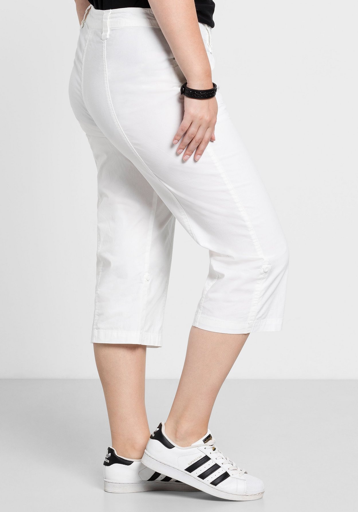 Sheego 3/4-Hose »3/4-Hose Mit Krempelfunktion«