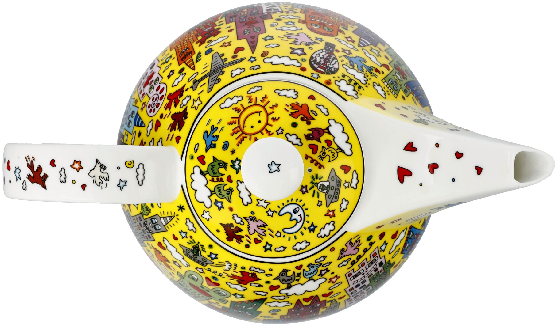 Goebel Teekanne »Rizzi«, mit Stövchen, Pop Art, James Rizzi - My New York City Sunset
