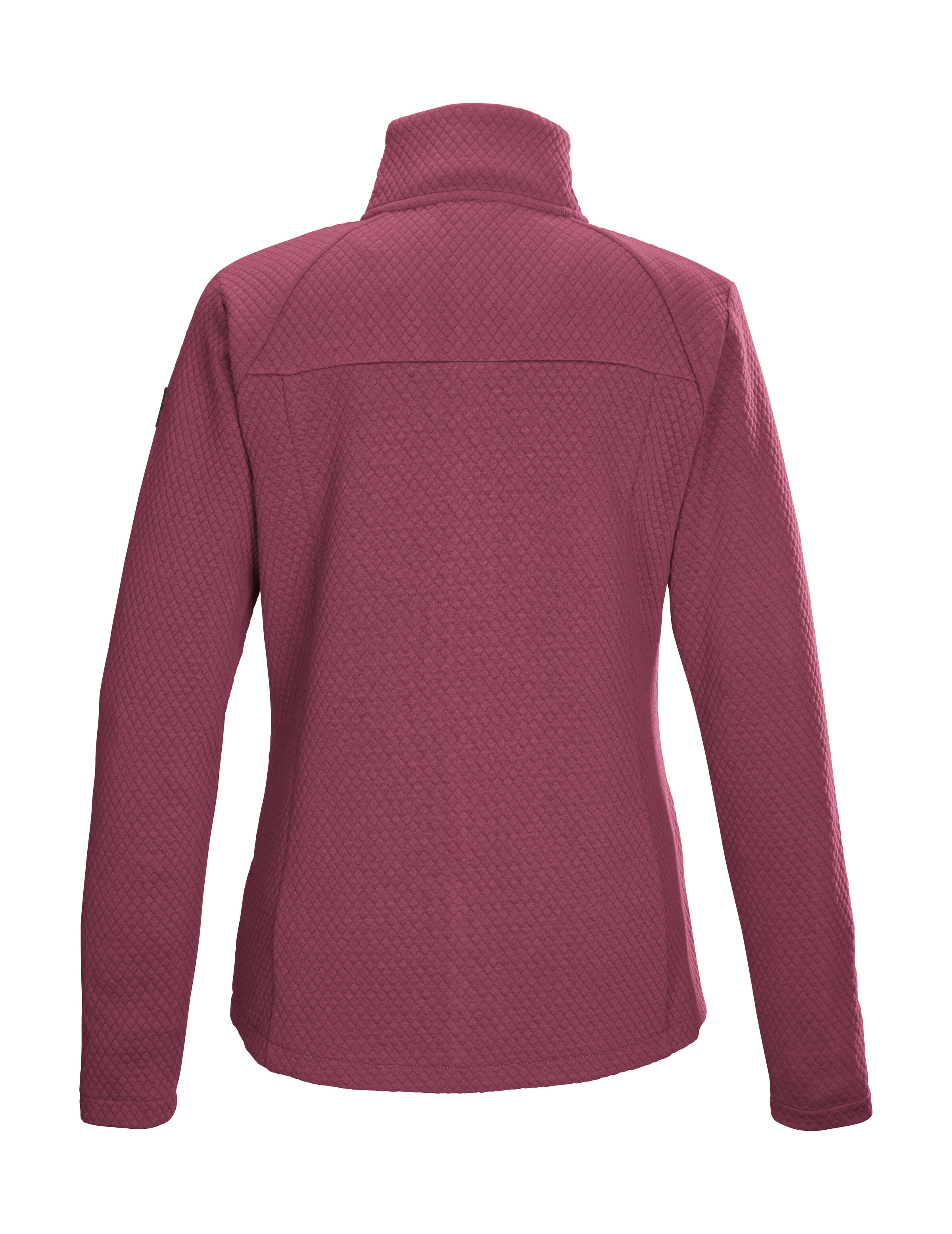 Killtec Strickjacke »KOW 2 WMN FLX JCKT«, Damen Powerstretchjacke mit 2-Wege-Stretch und Kinnschutz.