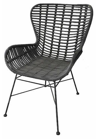 SIT Sessel »Sit&Chairs«, mit geschwungenen Armlehnen, in schwarz oder natur, Shabby... kaufen