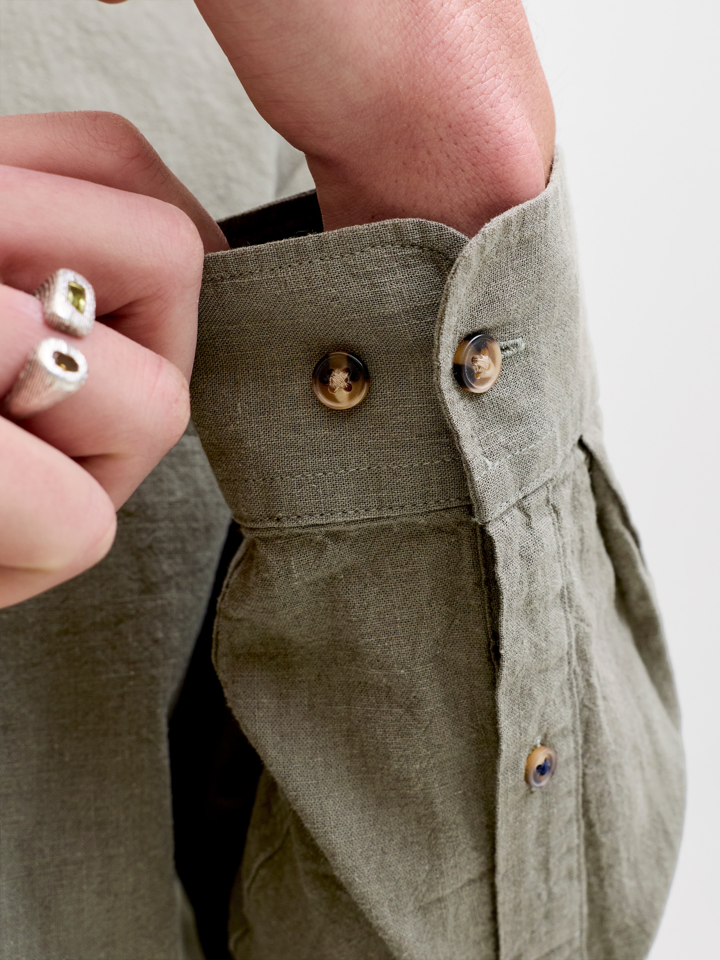 Jack & Jones Langarmhemd »JJESUMMER LINEN BLEND SHIRT L/S SN« Baumwollmischung, regular fit