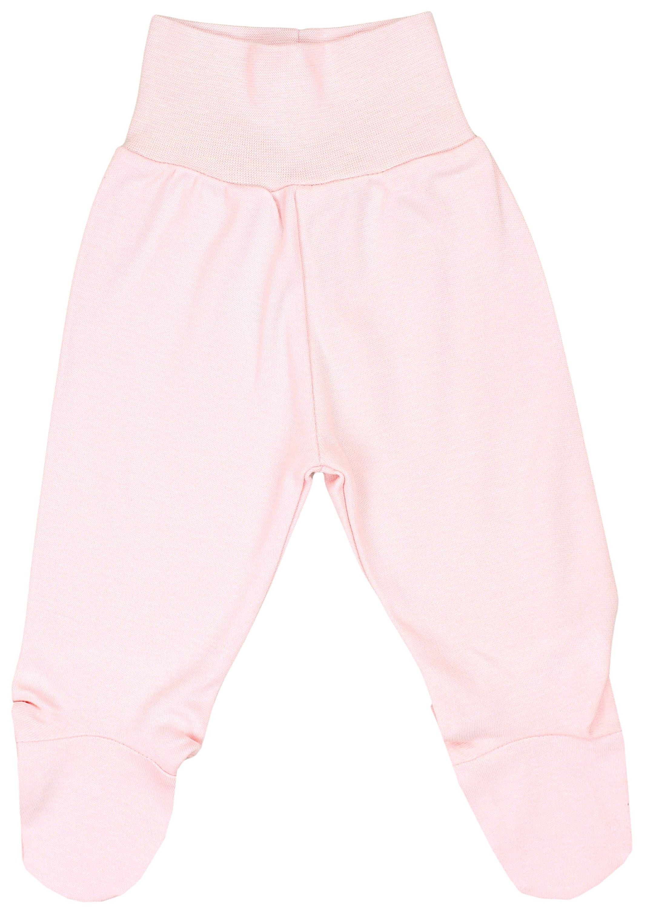 TupTam Jogginghose »Hose Baby Mädchen Strampelhose mit Fuß 3er Pack«