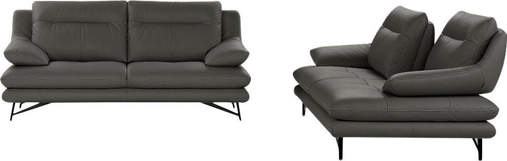 CALIA ITALIA 2,5-Sitzer »Cezanne, italienisches Design trifft erstklassigen Sitzkomfort, Leder« Edles Designsofa in besonders langlebigen & pflegeleichten Lederarten