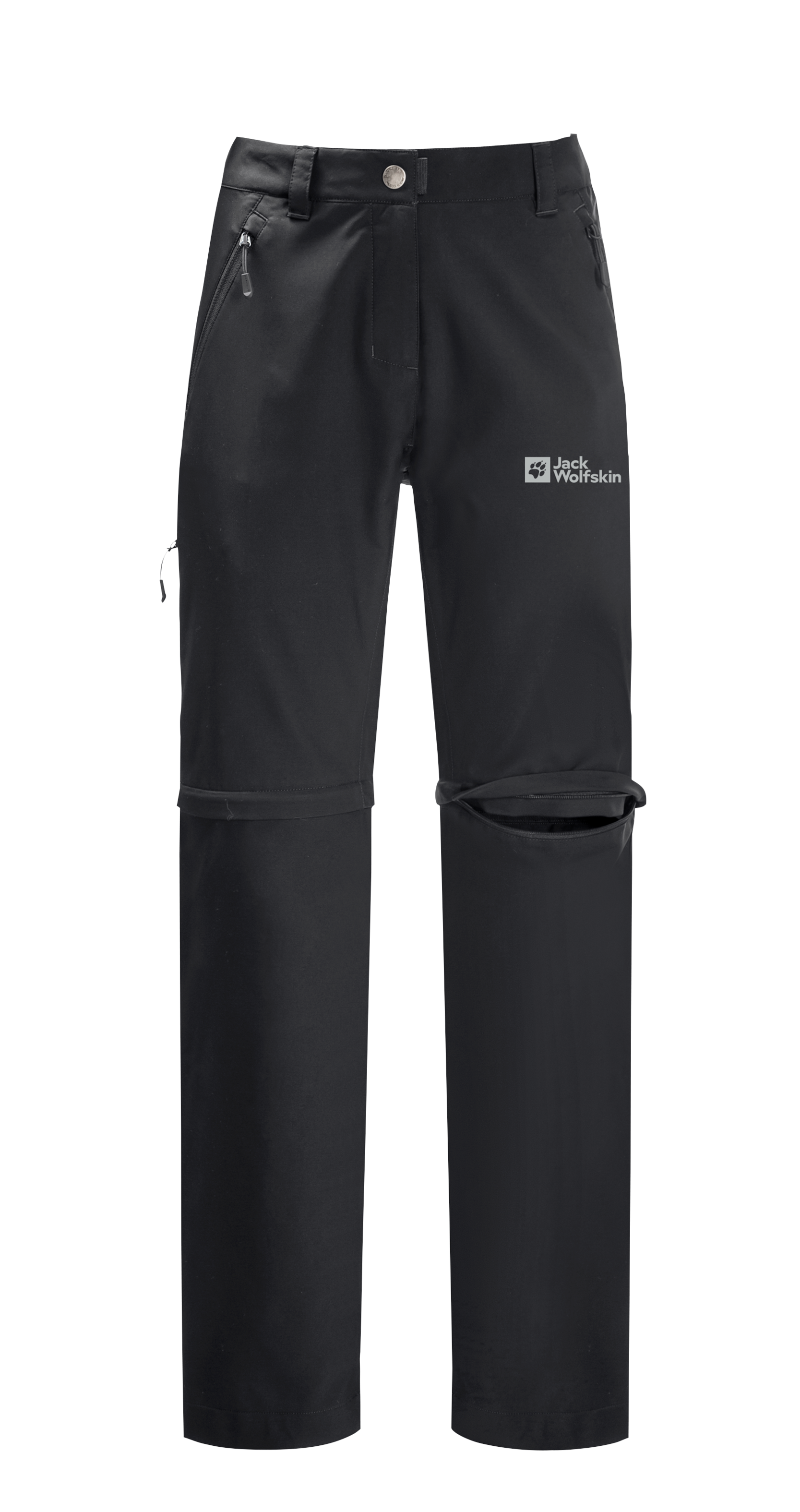 Jack Wolfskin Zip-off-Hose »ACTIVE TRACK ZIP OFF PANTS W«, lange Hose und Shorts in einem