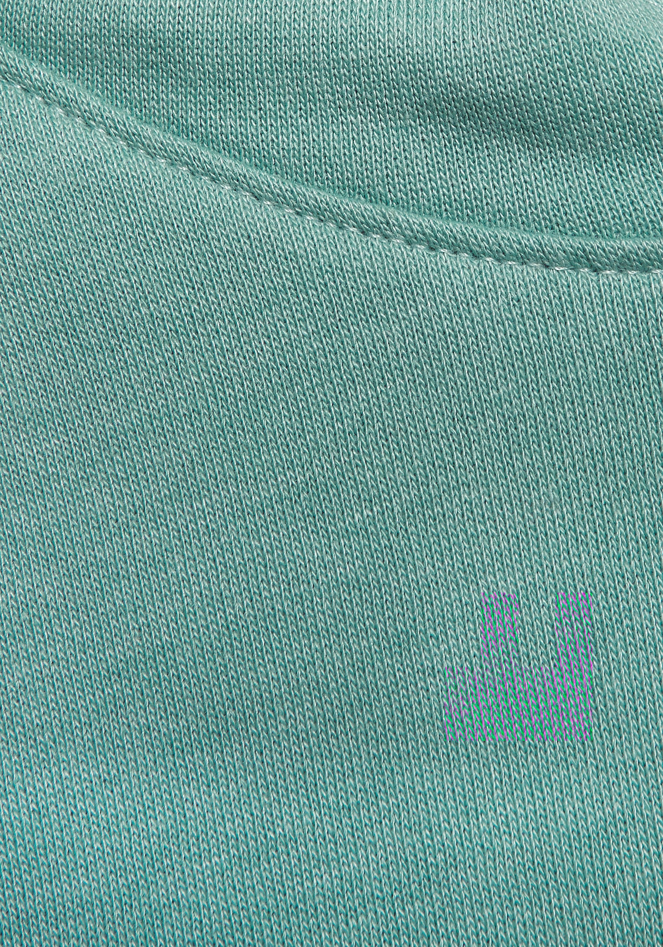Buffalo Hoodie, Kapuzensweatshirt mit großem Rückenprint- mit Glanz-Effekt, Loungewear