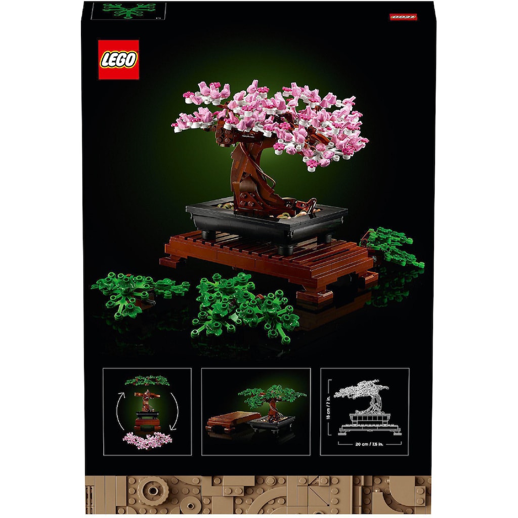 LEGO® Konstruktionsspielsteine »Bonsai Baum (10281), LEGO® Creator Expert«, (878 St.), Made in Europe