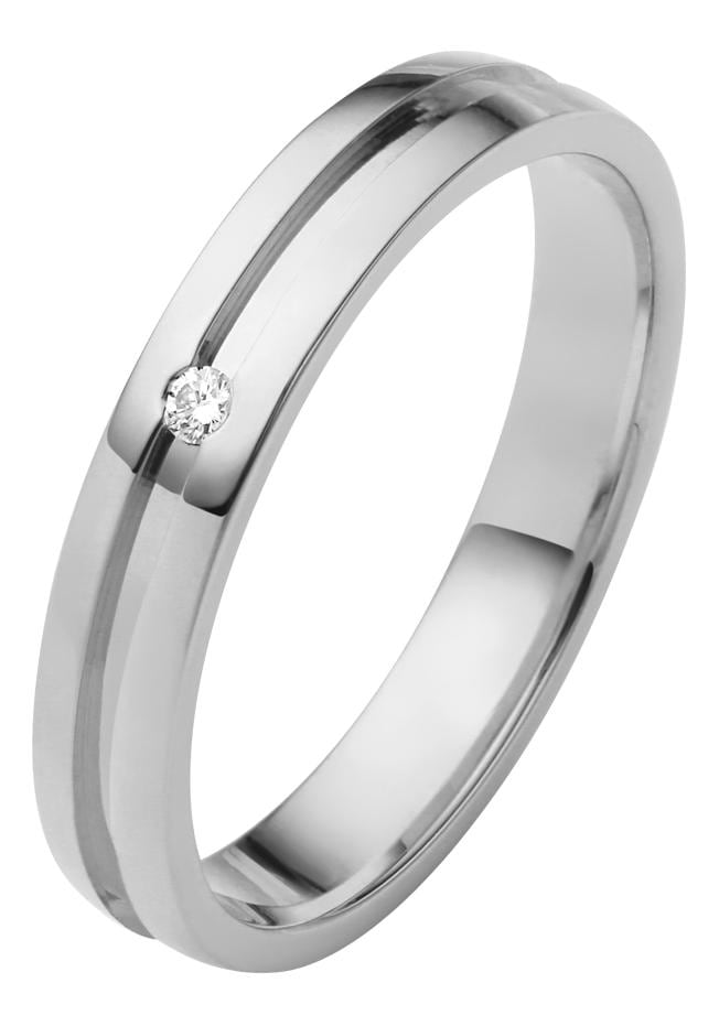 Firetti Trauring »Schmuck Geschenk Gold 750 Hochzeit Ehering "LIEBE"« Made in Germany, wahlweise mit oder ohne Brillant