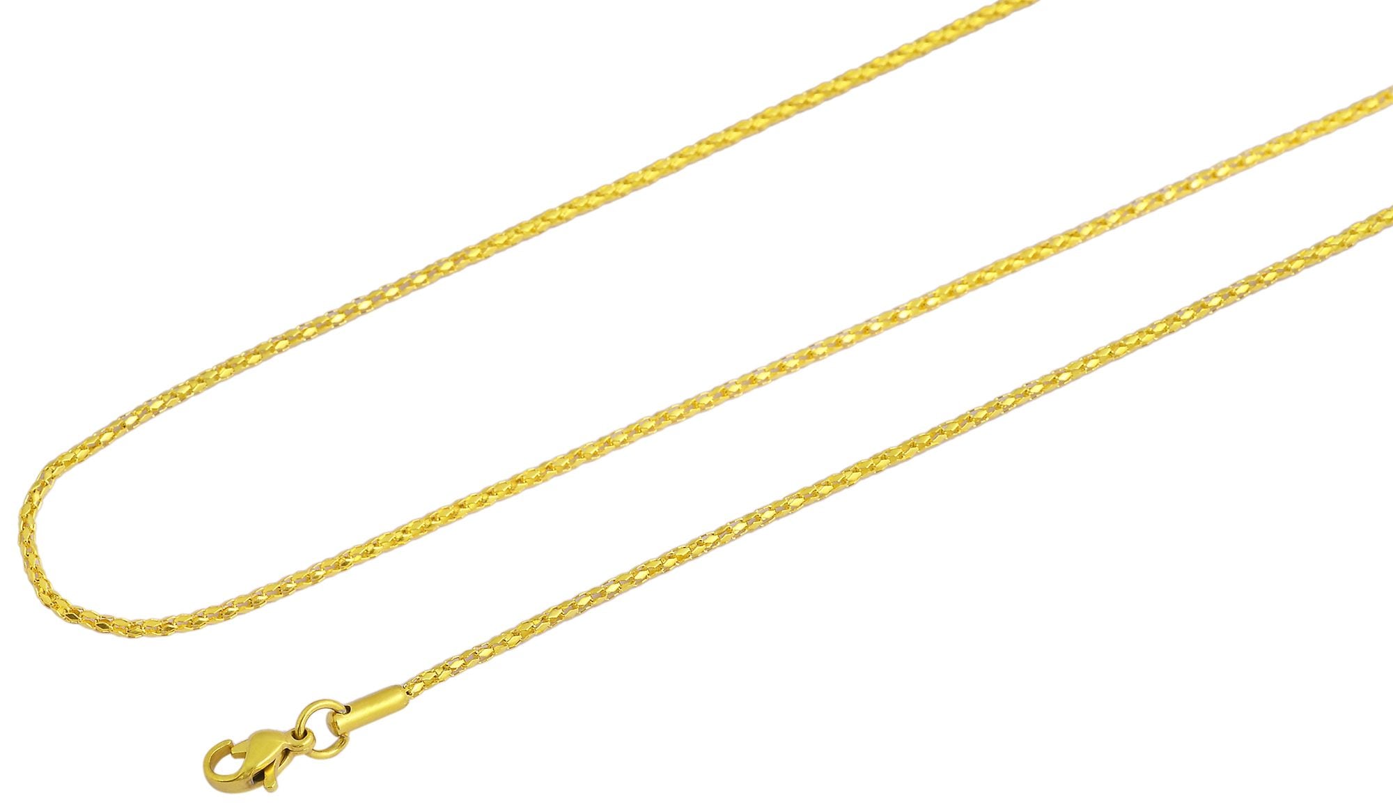 Adelia´s Gliederkette »Damen Halskette aus Edelstahl 80 cm«