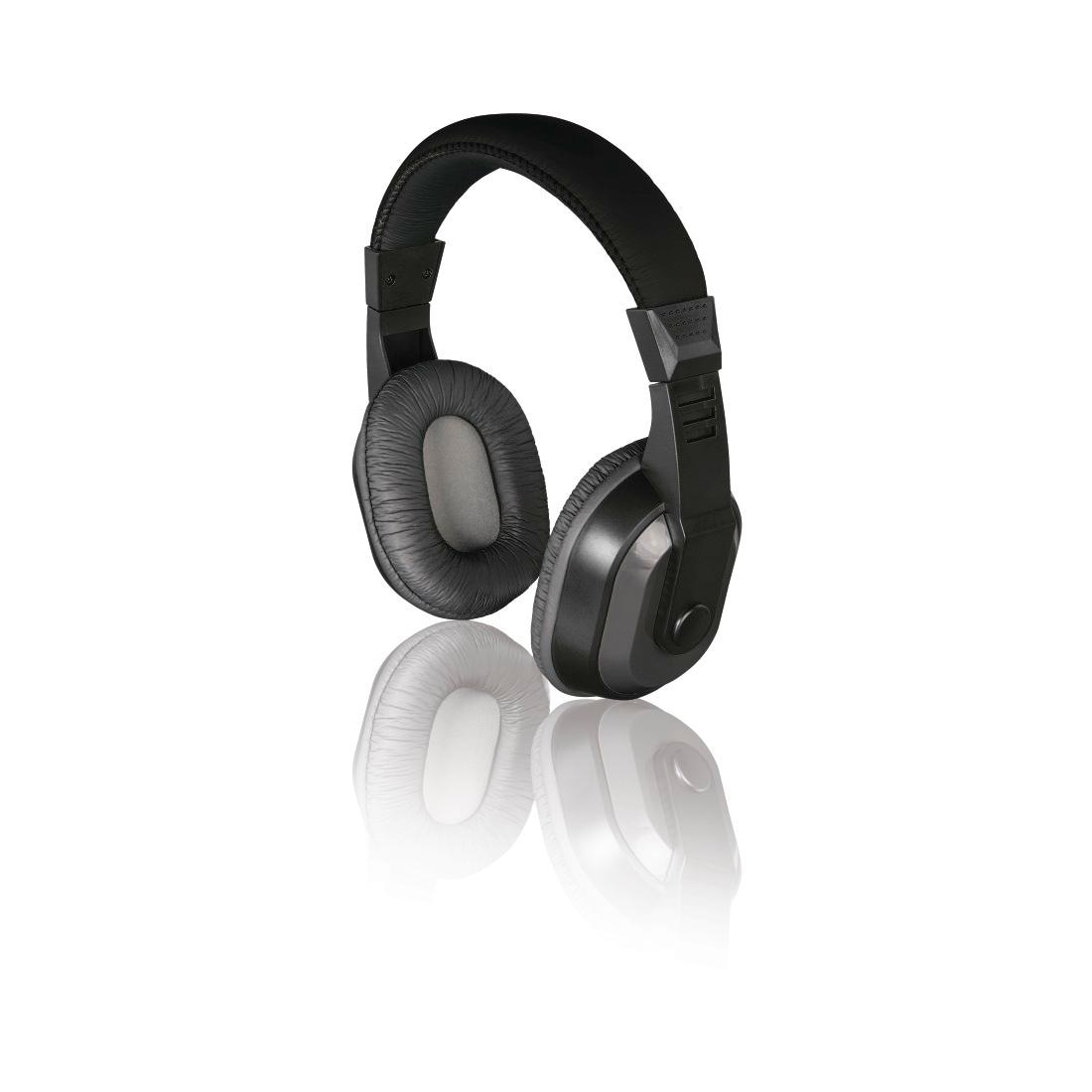 Thomson Over-Ear-Kopfhörer »Kopfhörer Over Ear mit passiver Geräuschreduzierung, schwarz«, Geräuschisolierung, angenehmer Tragekomfort, guter Klang