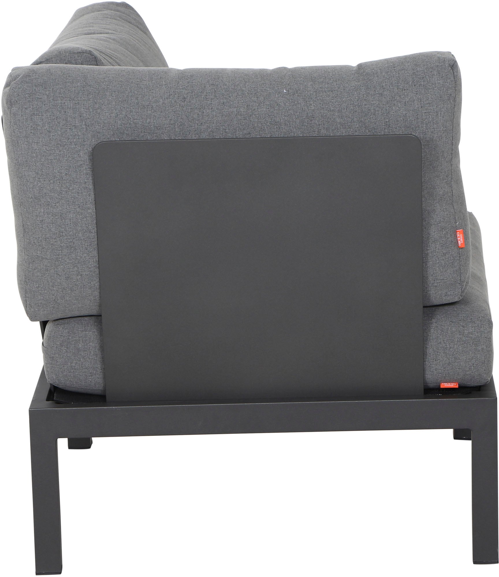 Siena Garden Gartenlounge-Set »Alvida« Set, 15 Stk. tlg. best. aus 2 Sofas, 1 Ecksofa, 1 Tisch und 12 Kissen