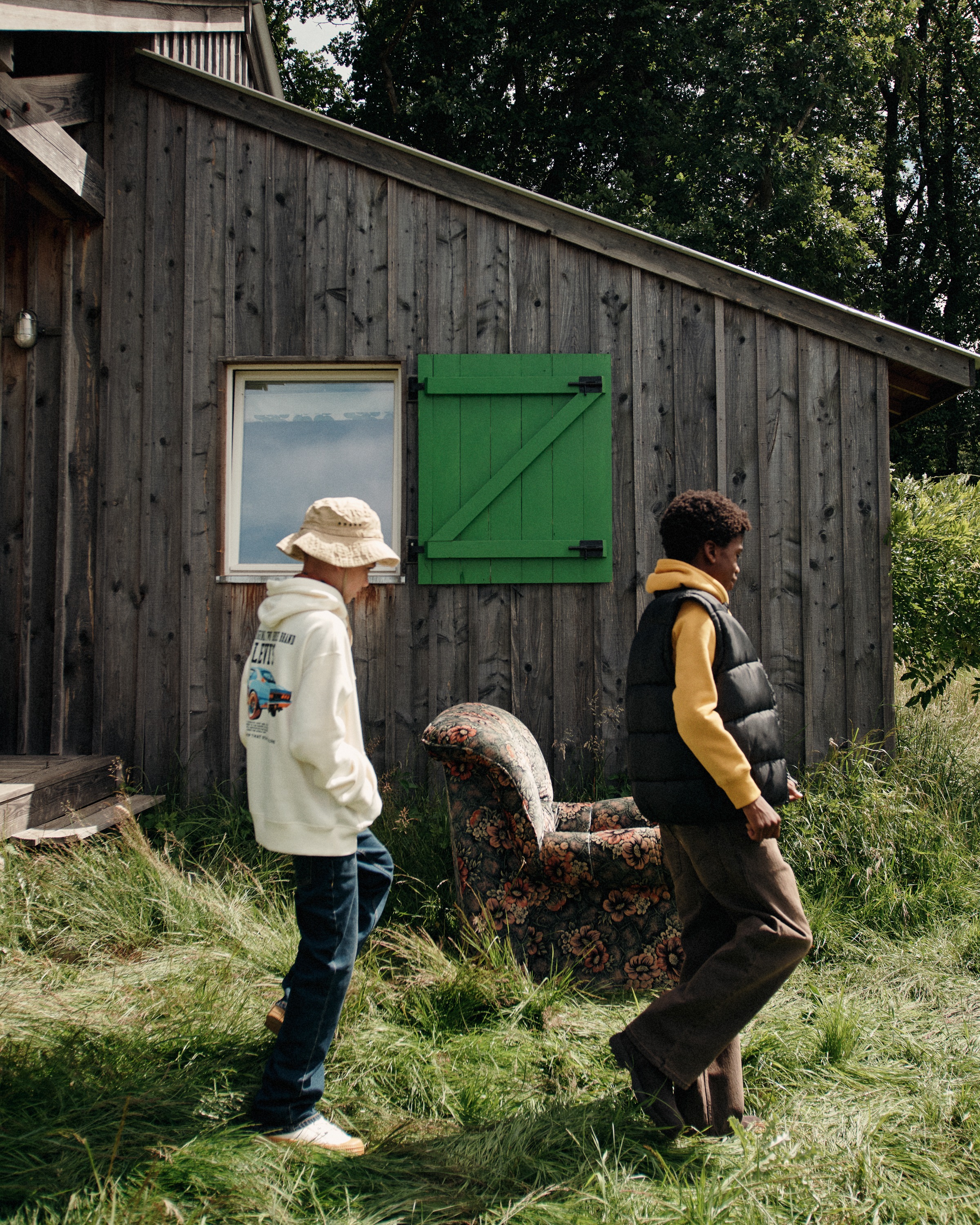 Levi's® Kids Sweatshirt »LVB REV THE ENGINE HOODIE«, für Jungen, mit Kapuze und großem Rückenprint
