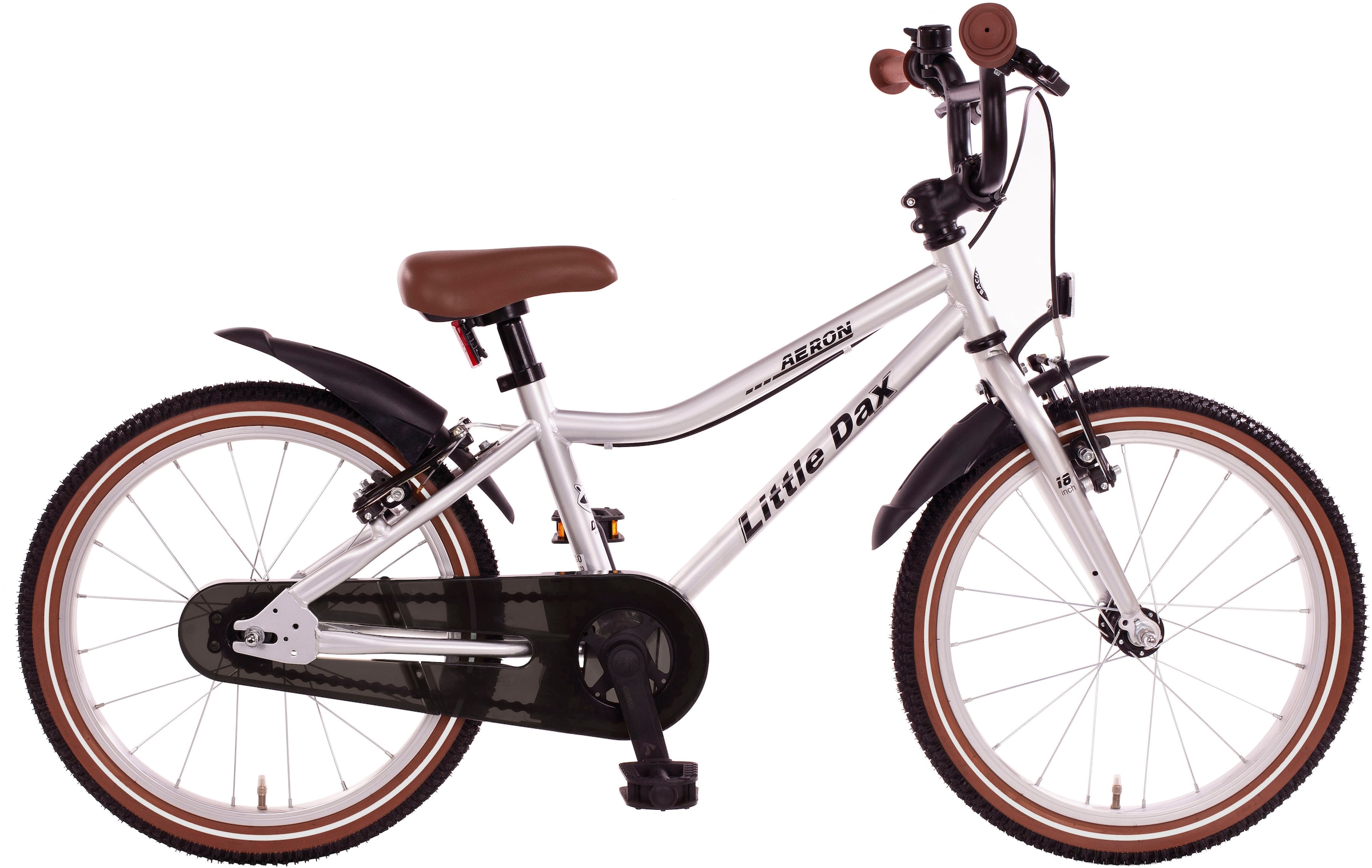 Bachtenkirch Kinderfahrrad »16" Little-Dax "AERON", silberfarben« 1 Gang ohne Schaltung