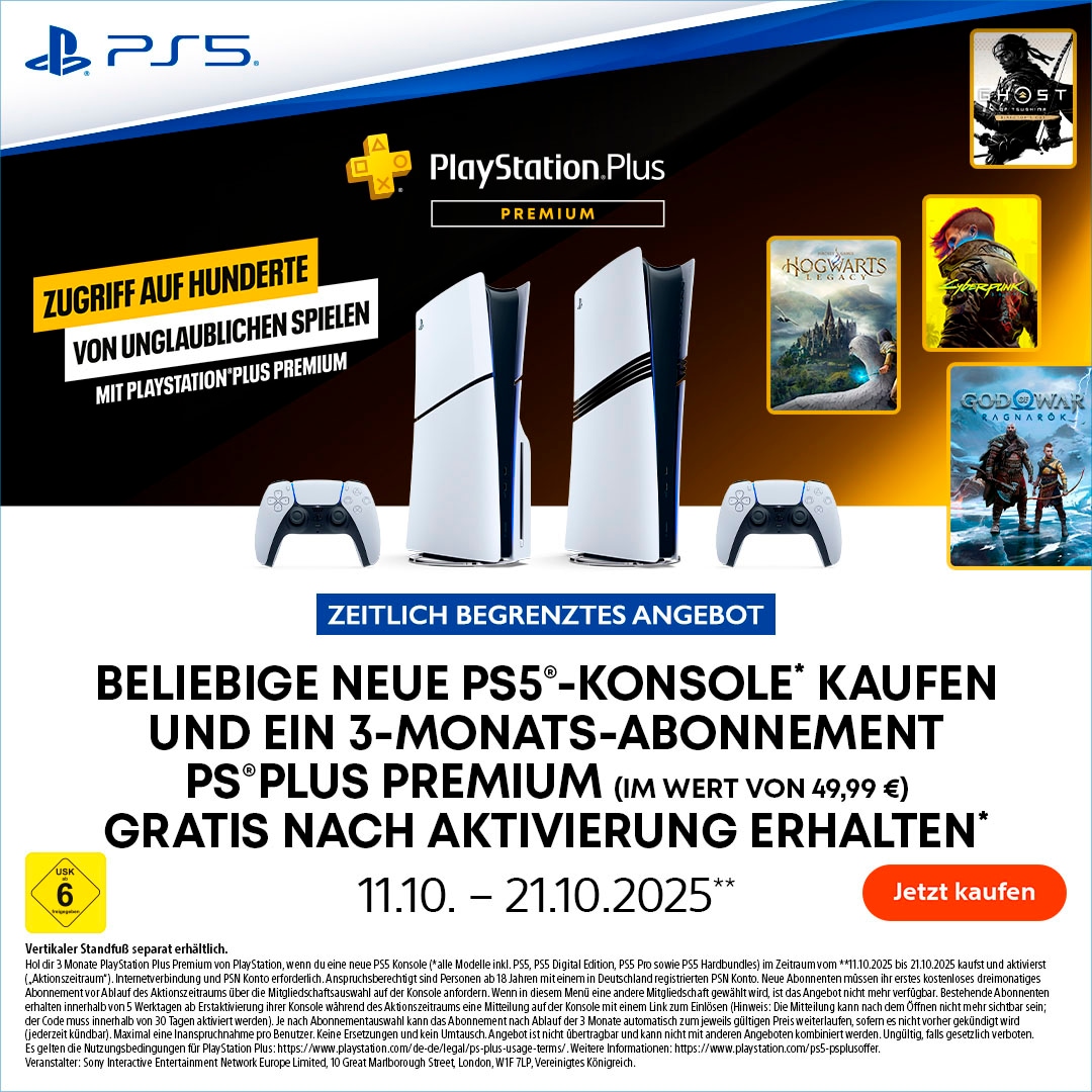 PlayStation 5 Konsolen-Set »Disk Edition (Slim) + Star Wars Outlaws« 1.000 GB