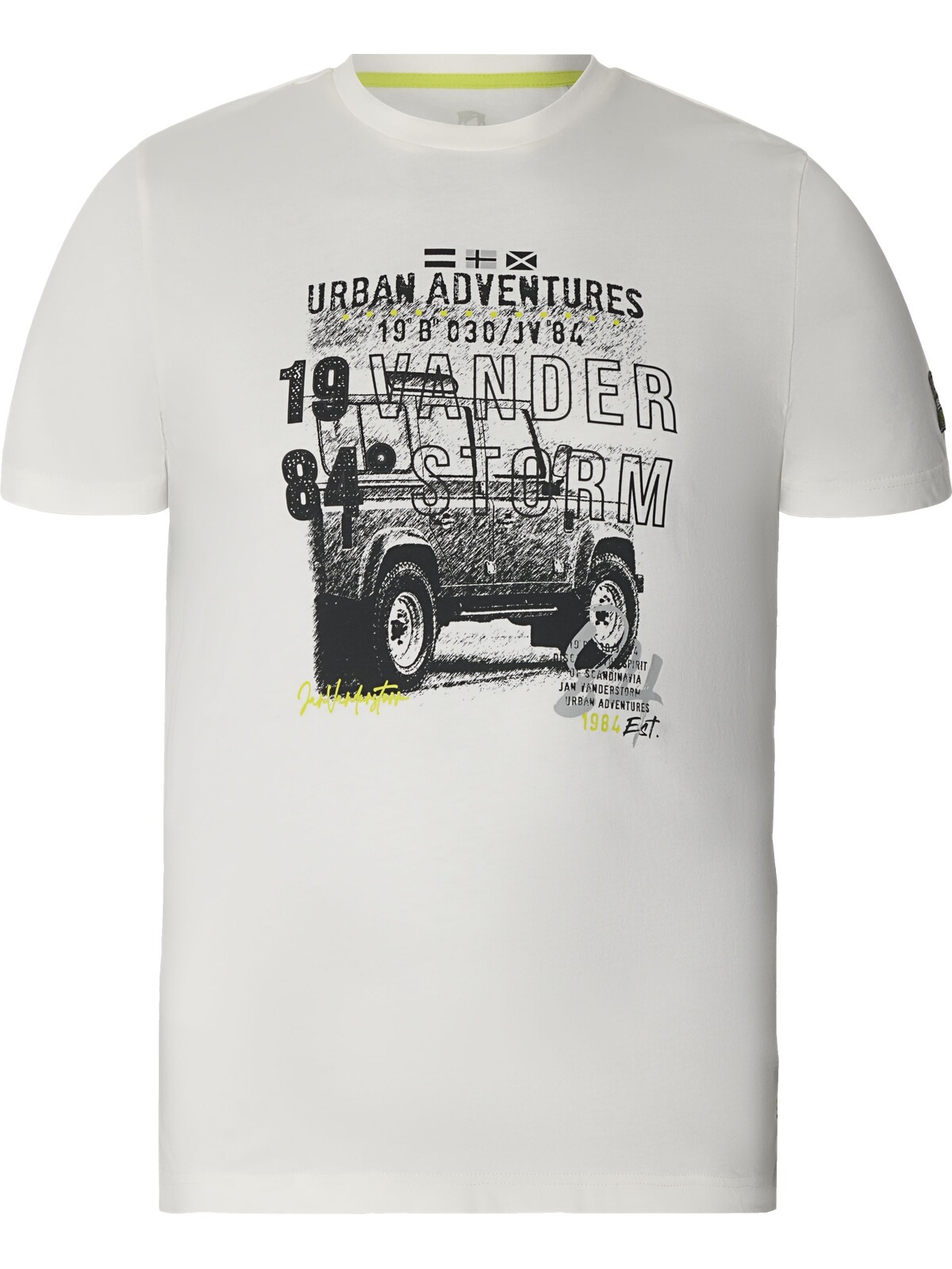 Jan Vanderstorm Rundhalsshirt »Doppelpack T-Shirt ATLE«